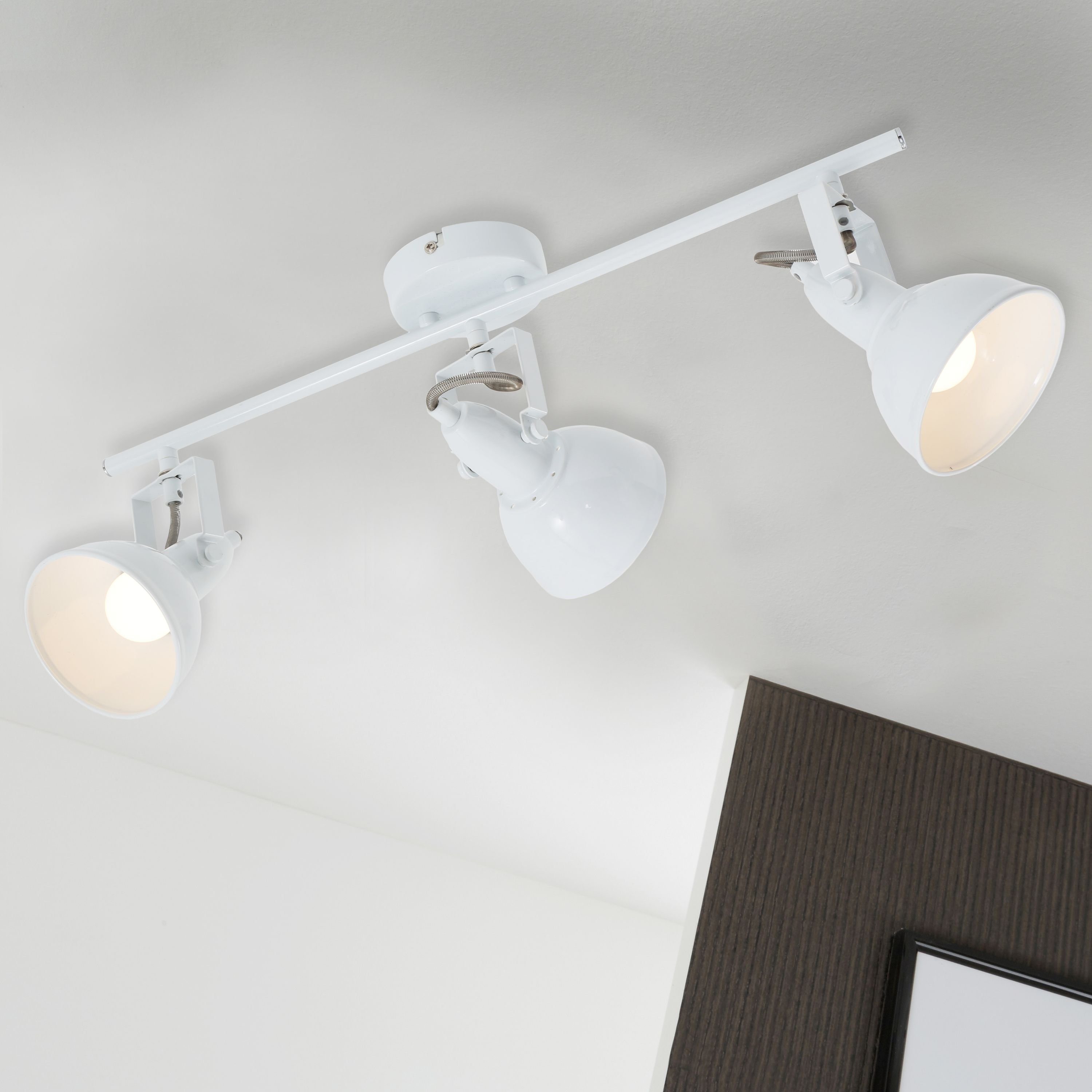 BRILO 2049-036 Bodové svítidlo 55,4 cm 3x E14 40W bílé - BRILO (obrázek 3)