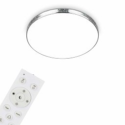 Obrázek pro produkt RGB-CCT LED stropní svítidlo, pr. 35,5 cm, 18W, 1850 lm, chrom - BRILO