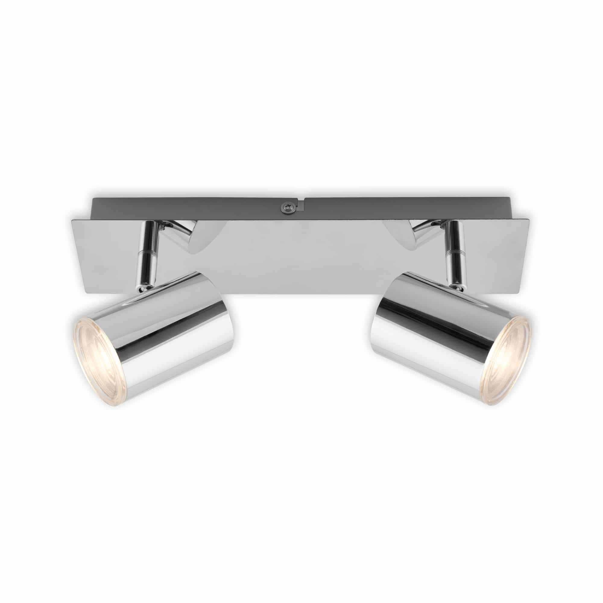 BRI 2731-028 LED bodové svítidlo 29 cm 2xGU10 max. 5W chrom - BRILONER