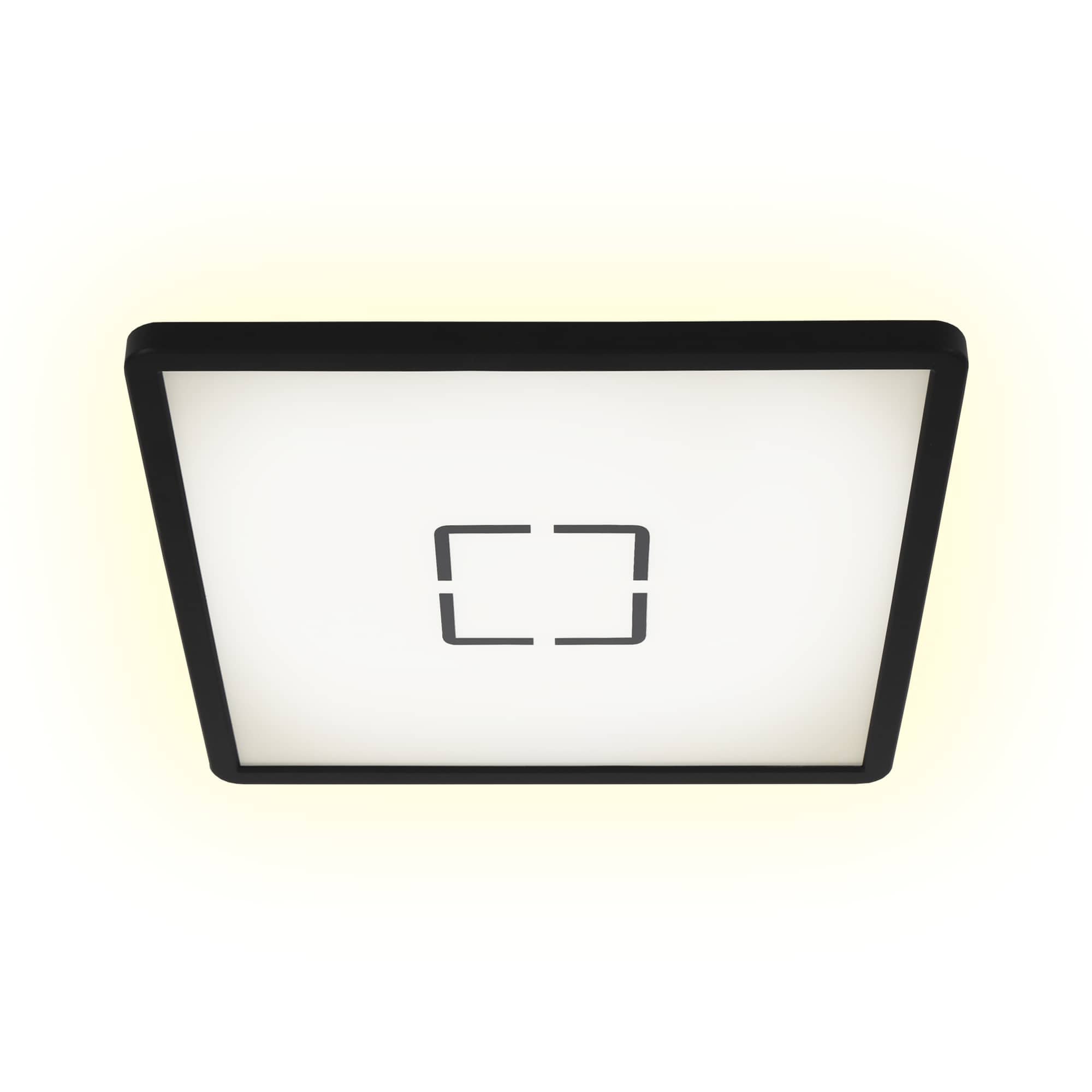 BRI 3390-015 Slim svítidlo LED panel, 29,3 cm, 2400 lm, 18 W, černá - BRILONER
