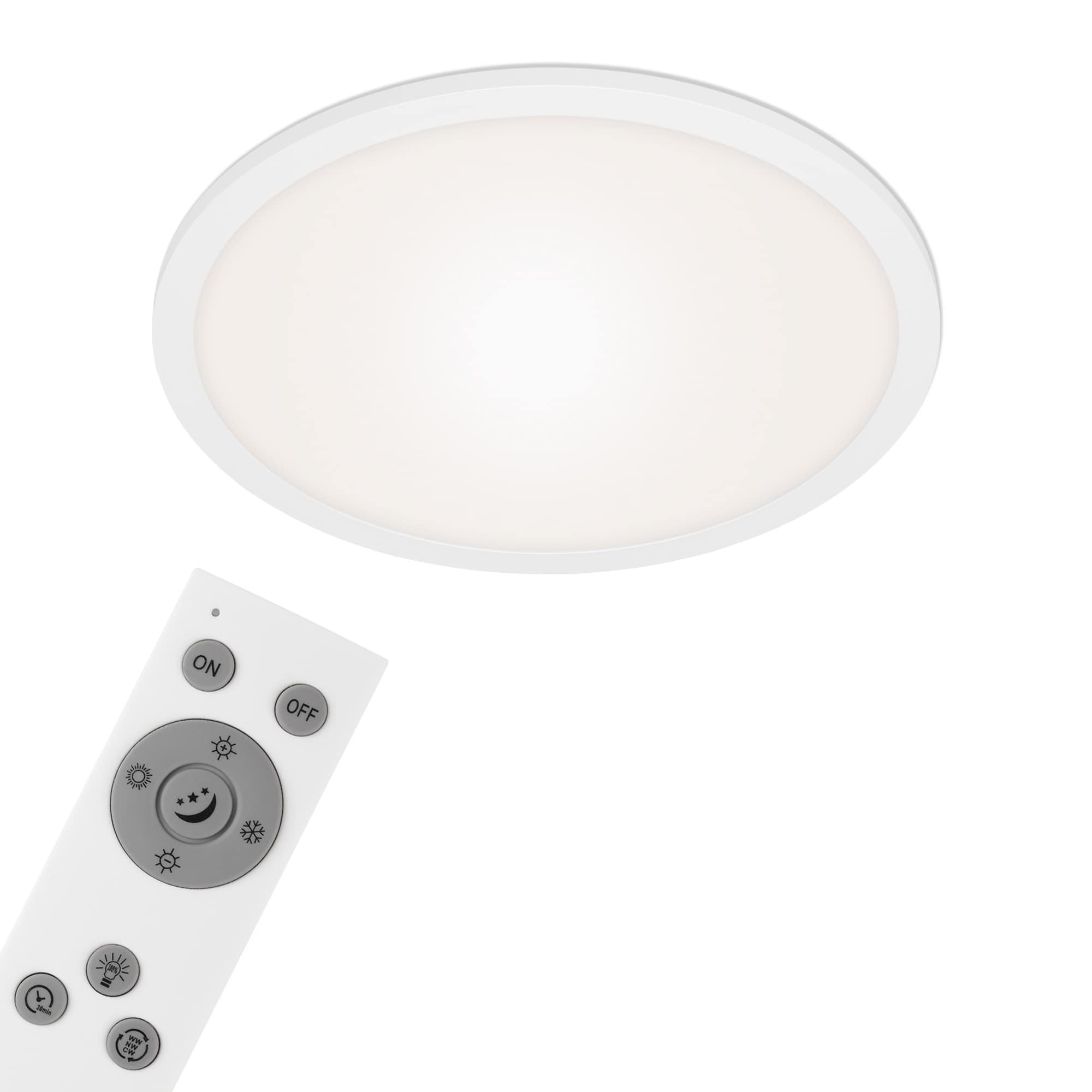 BRILO 7168-016 Svítidlo LED panel, noční světlo, stmívatelné, CCT nastavení teploty barvy - BRILO
