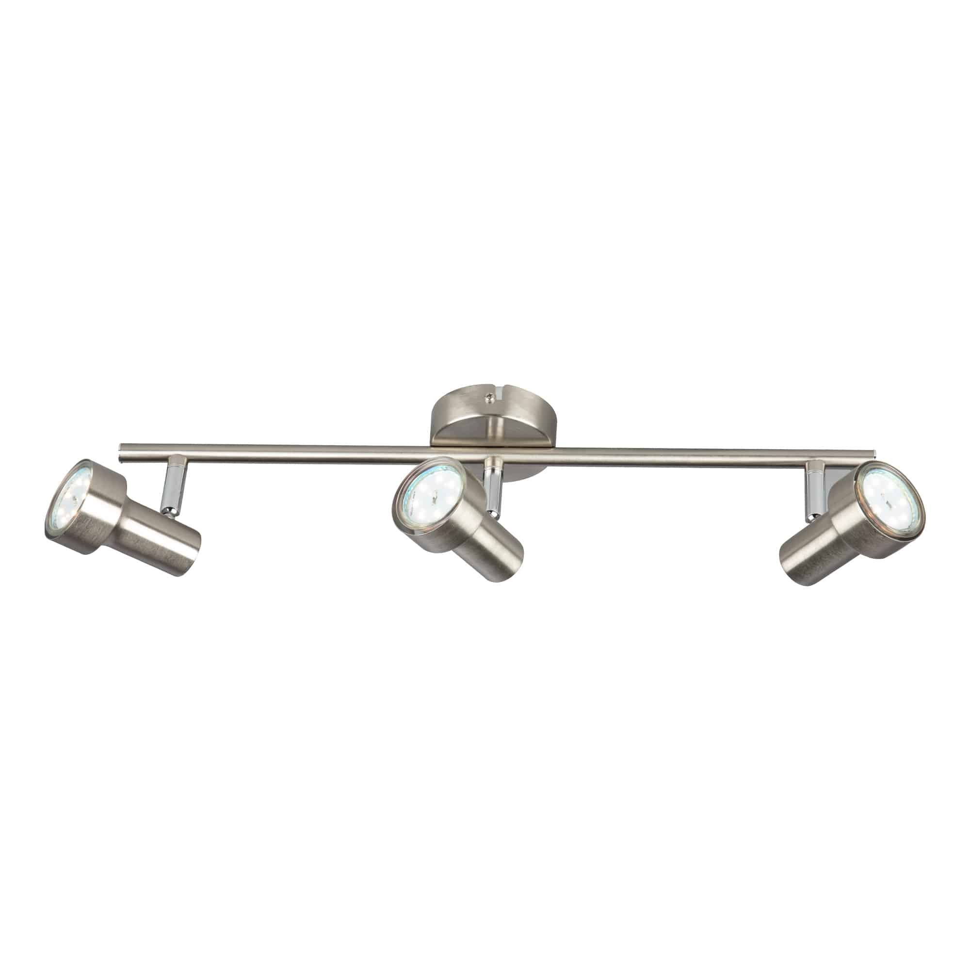 BRI 2843-032 Bodové svítidlo 48 cm 3xGU10 9W 750lm matný nikl - BRILONER