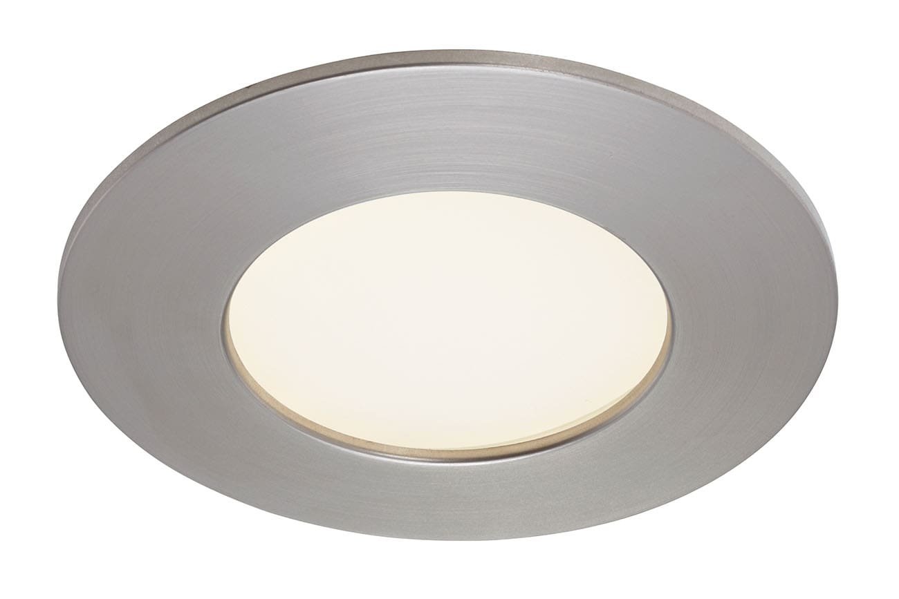 Levně BRI 7103-432 3ks sada LED vestavné svítidlo, pr. 8,5 cm, 5 W, matný nikl - BRILONER