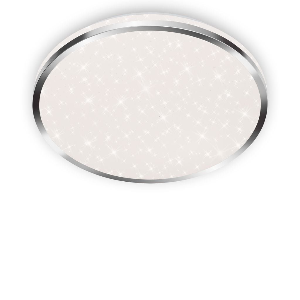 BRI 3403-118 LED stropní svítidlo hvězdné nebe, pr. 33 cm, 18 W, chrom - BRILONER