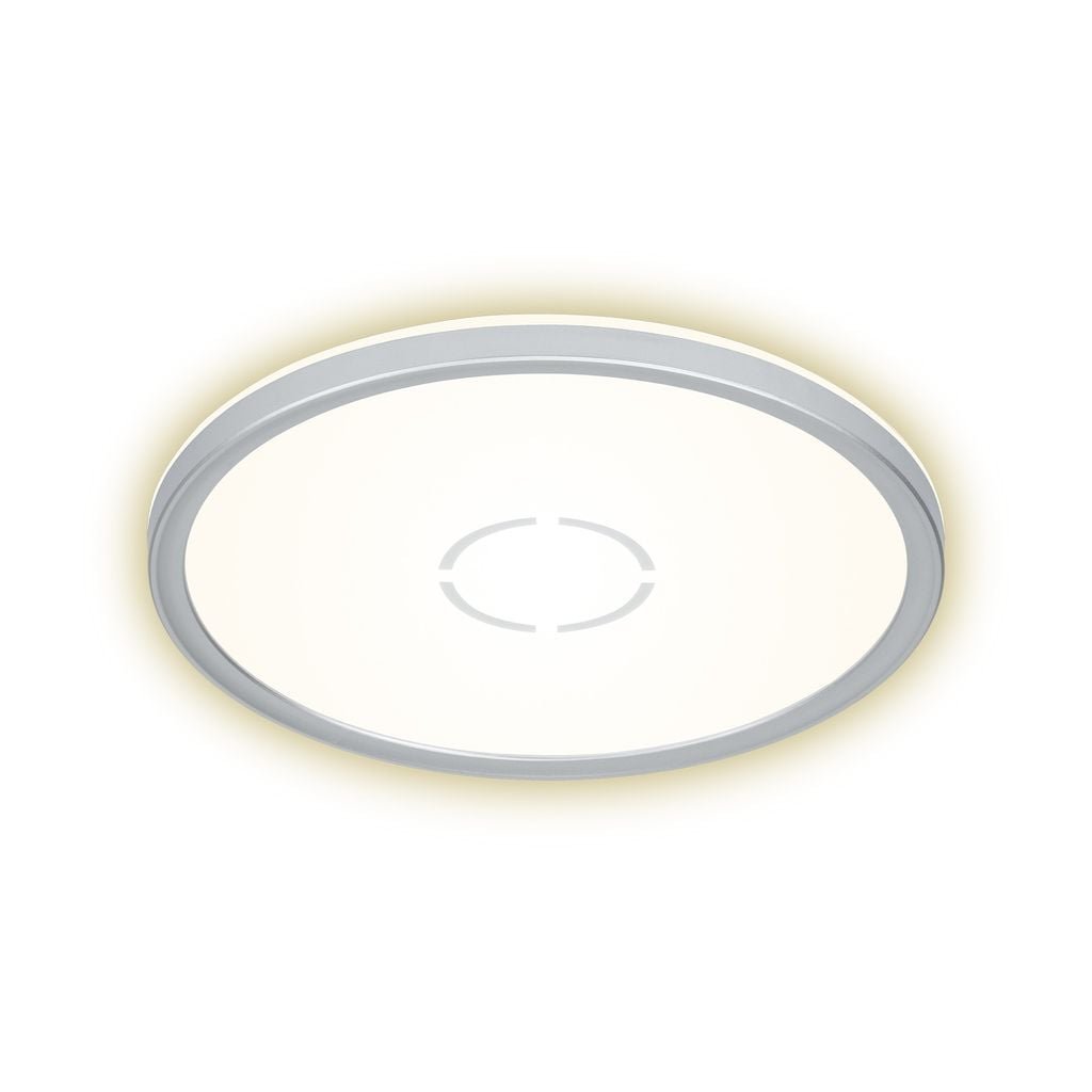 BRI 3391014 Slim svítidlo LED panel, pr. 29,3 cm, 2400 lm, 18 W, stříbrná (starý kód: BRI 3391-014) - BRILONER