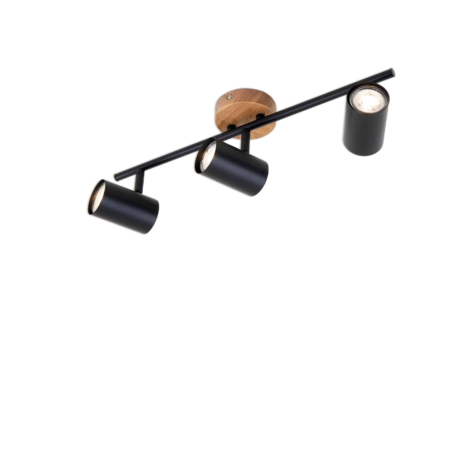 BRI 2920-035 Bodové svítidlo 47,3 cm 3xGU10 max. 35W černá - BRILONER