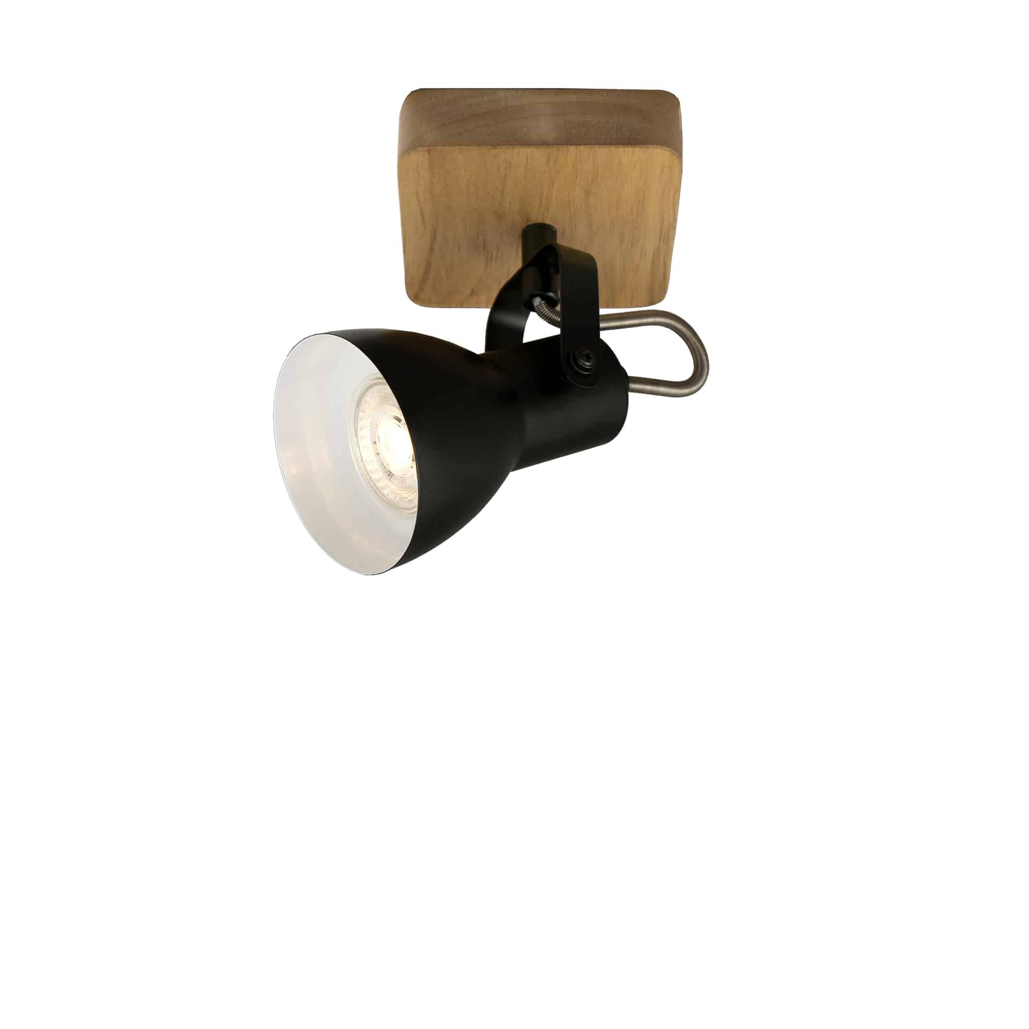 BRILO 2902-015 Bodové svítidlo 13,5 cm 1xGU10 35W černá - BRILO