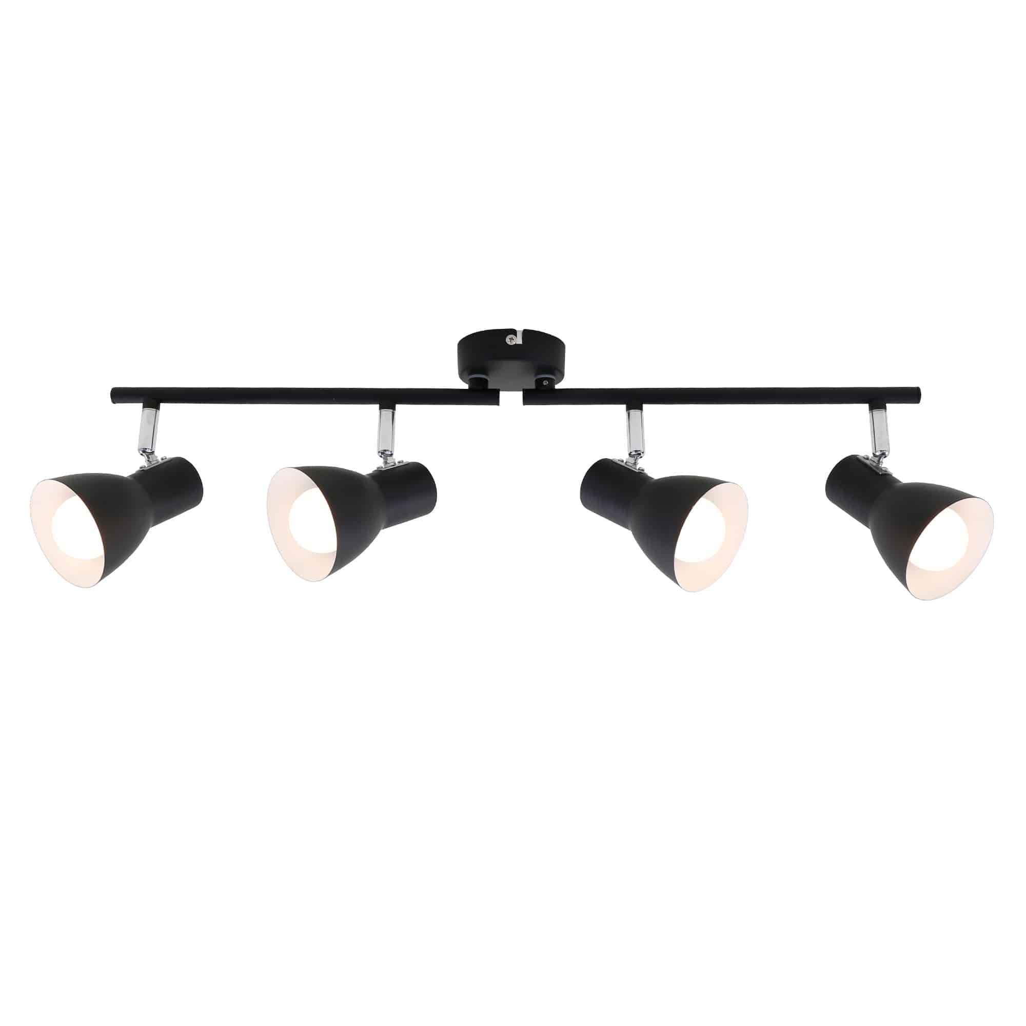 Levně BRI 2860-045 Bodové svítidlo 60,5 cm 4x E14 25W černá - BRILONER