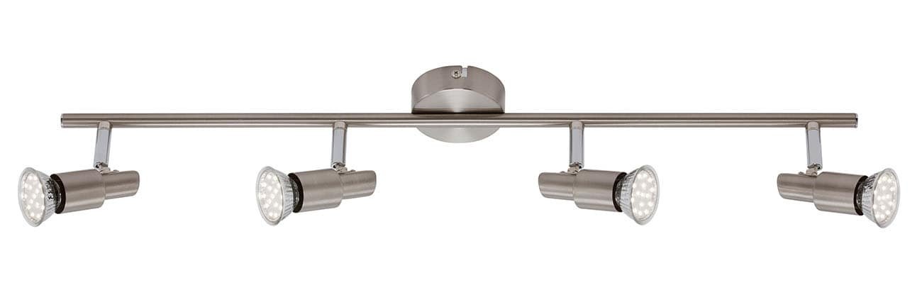 BRI 2907-042 Bodové svítidlo 67,5 cm 4xGU10 12W 1120lm matný nikl - BRILONER