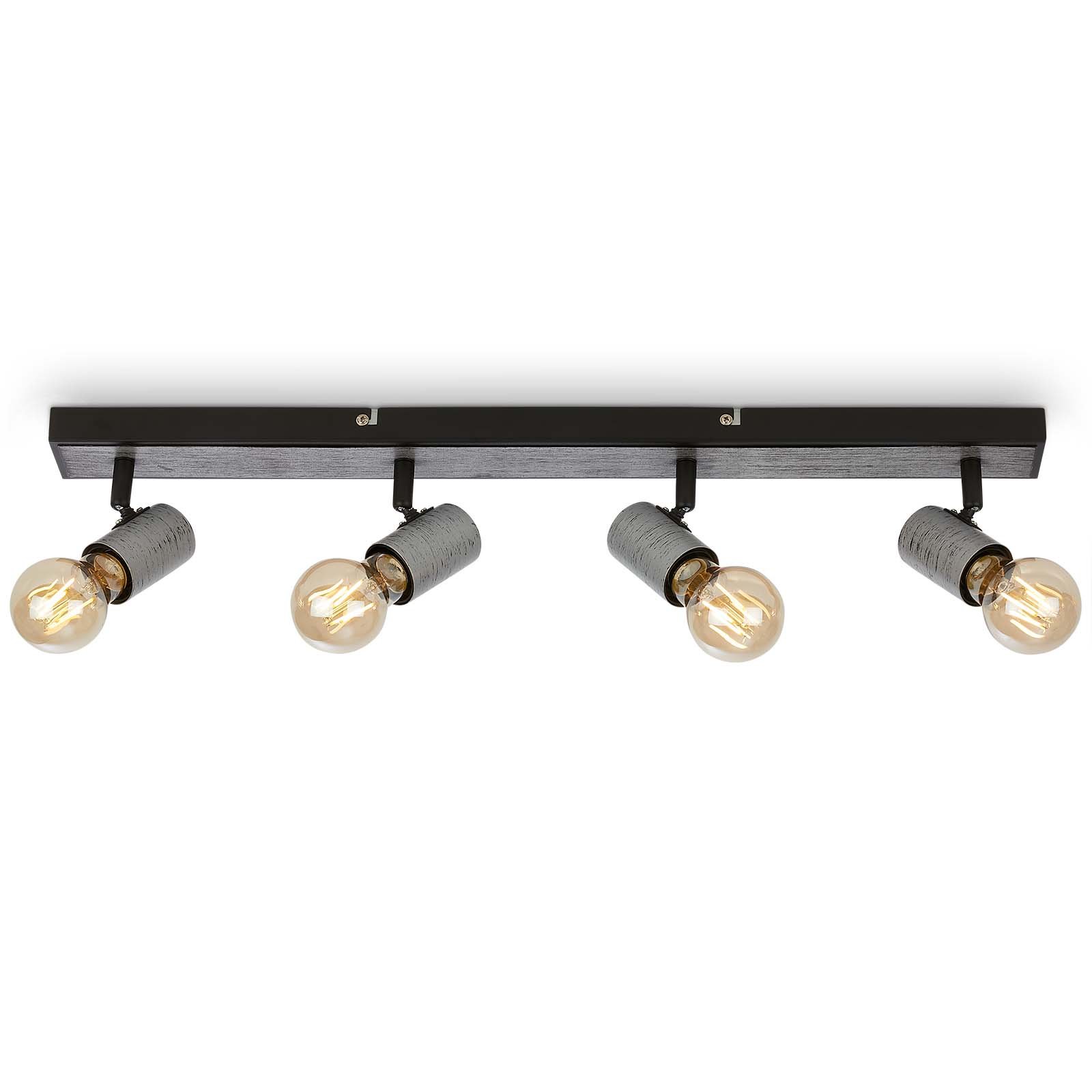 BRI 2222-044 Bodové svítidlo 63 cm 4x E27 max. 60W antická stříbrná - BRILONER