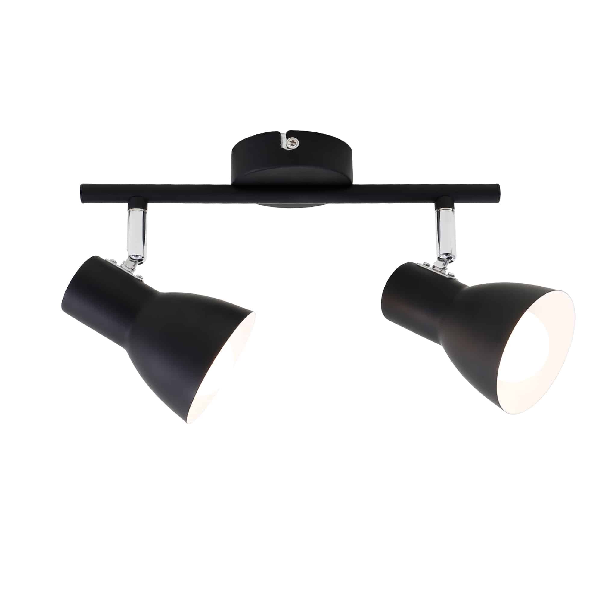 BRI 2860-025 Bodové svítidlo 27,5 cm 2x E14 25W černá - BRILONER