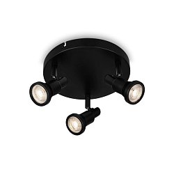 Obrázek pro produkt LED bodové svítidlo pr. 21 cm 3xGU10 4,8W 400lm černá (starý kód: BRI 2992-035R) - BRILONER