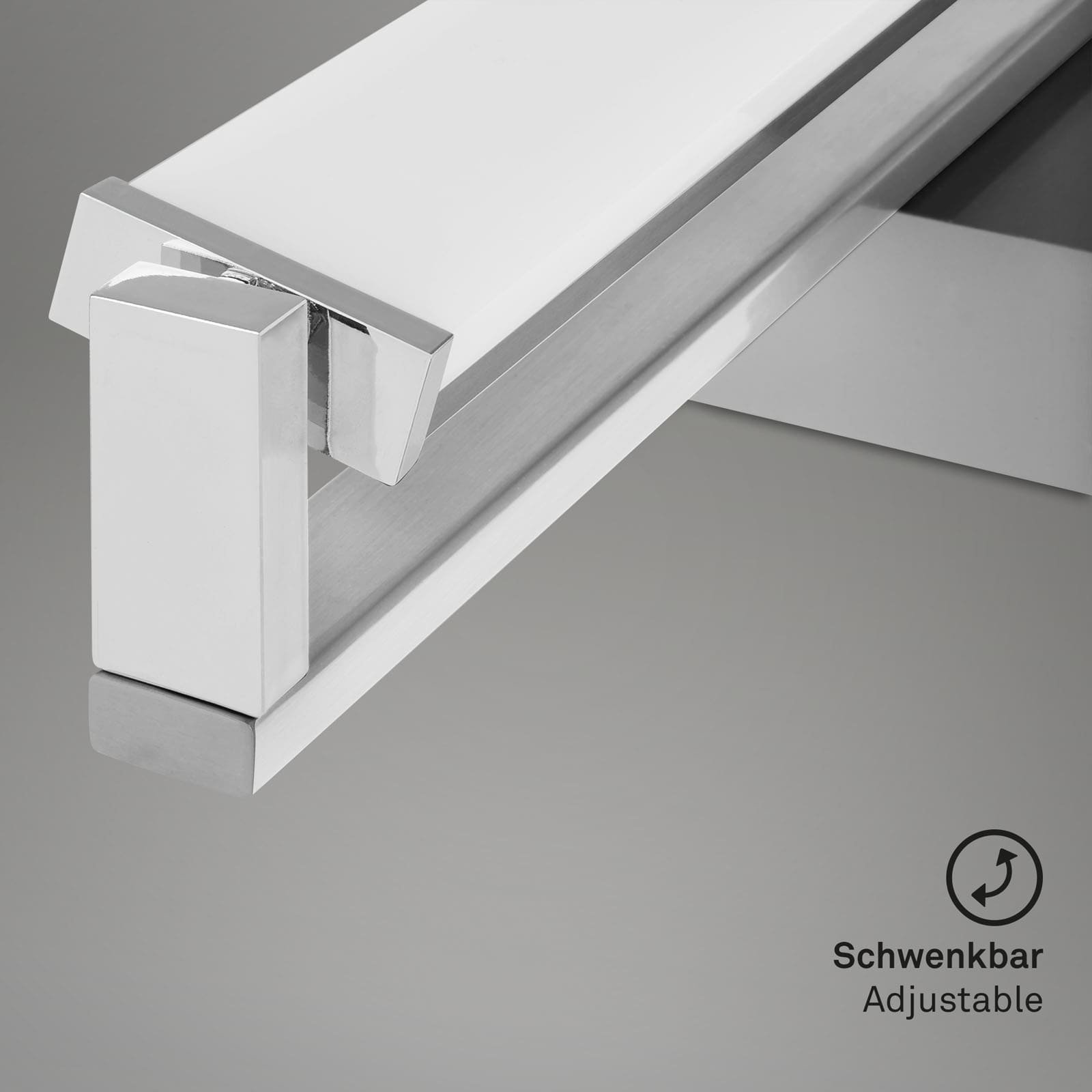 BRILO 3723-012 LED nástěnné svítidlo, s CCT svítidlo LED panel, stmívatelné 52,5 cm, 15 W, matný nikl-chrom - BRILO (obrázek 4)