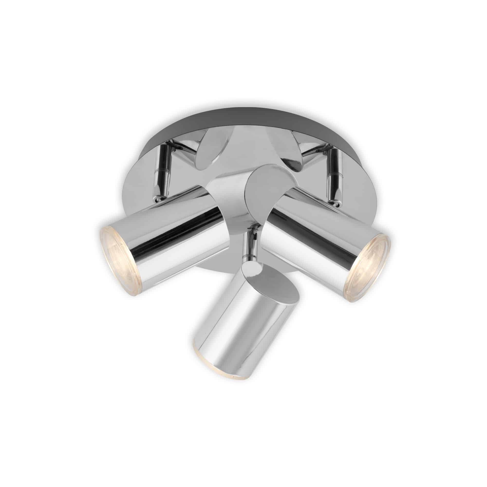 BRI 2731-038 LED bodové svítidlo pr. 21 cm 3xGU10 max. 5W chrom - BRILONER