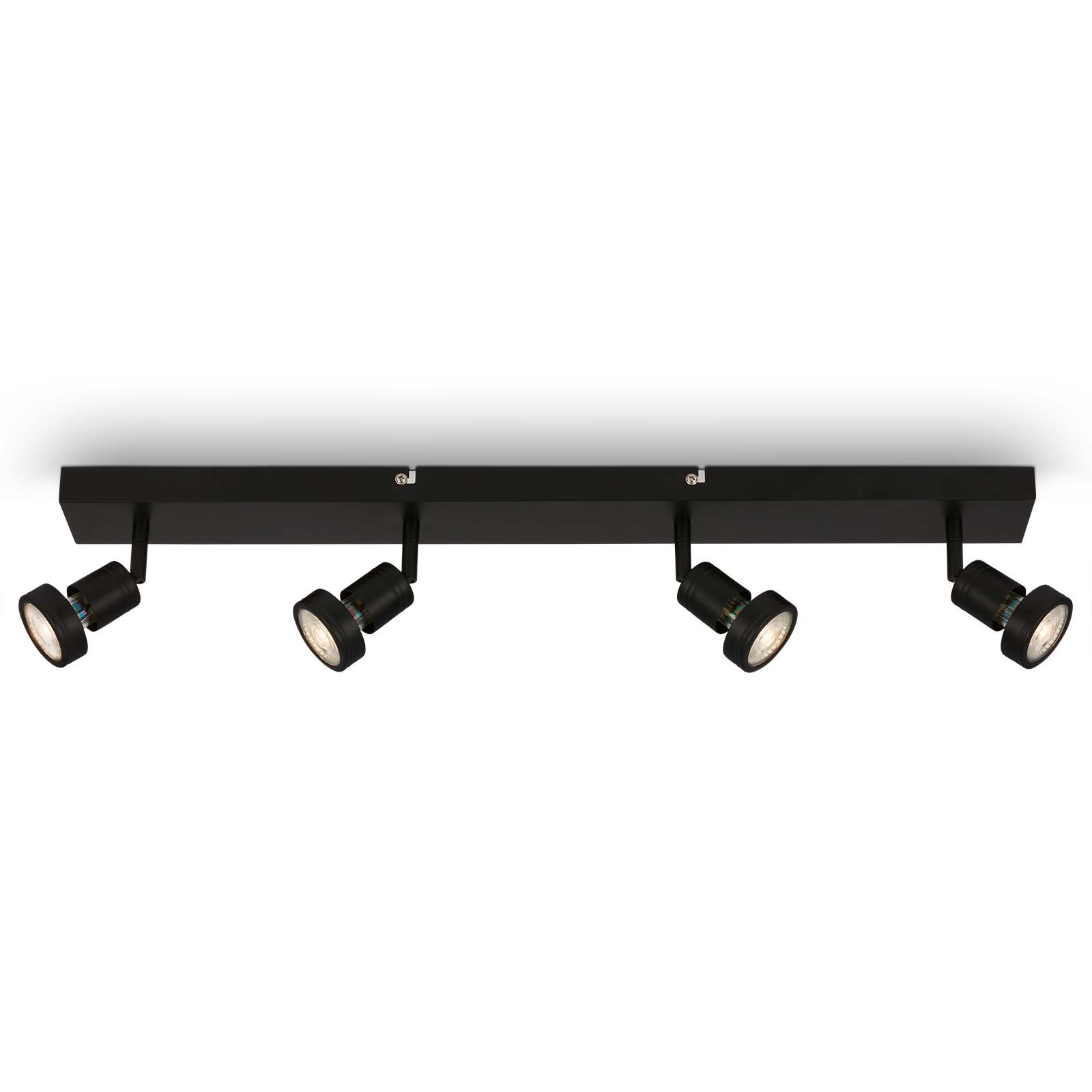 Levně BRI 2926-045 Bodové svítidlo 64 cm 4xGU10 4,9W 460lm černá - BRILONER