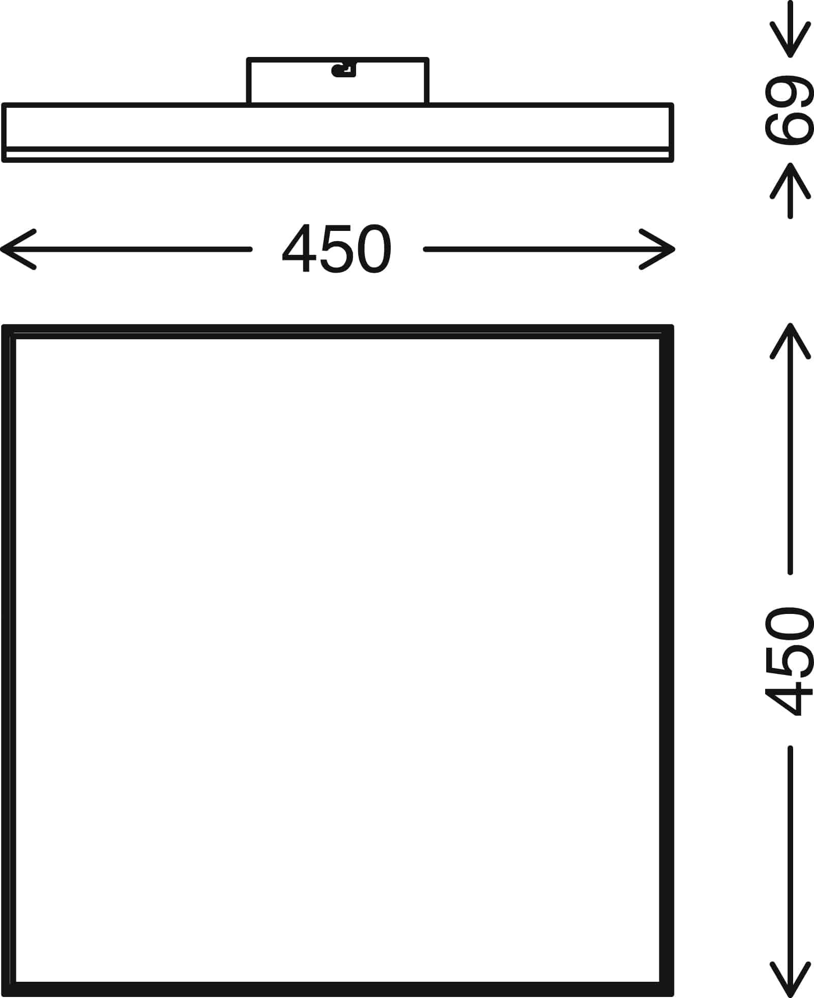 BRILO 7381-116 CCT svítidlo LED panel, 45 cm, 24 W, bílé - BRILO (obrázek 10)