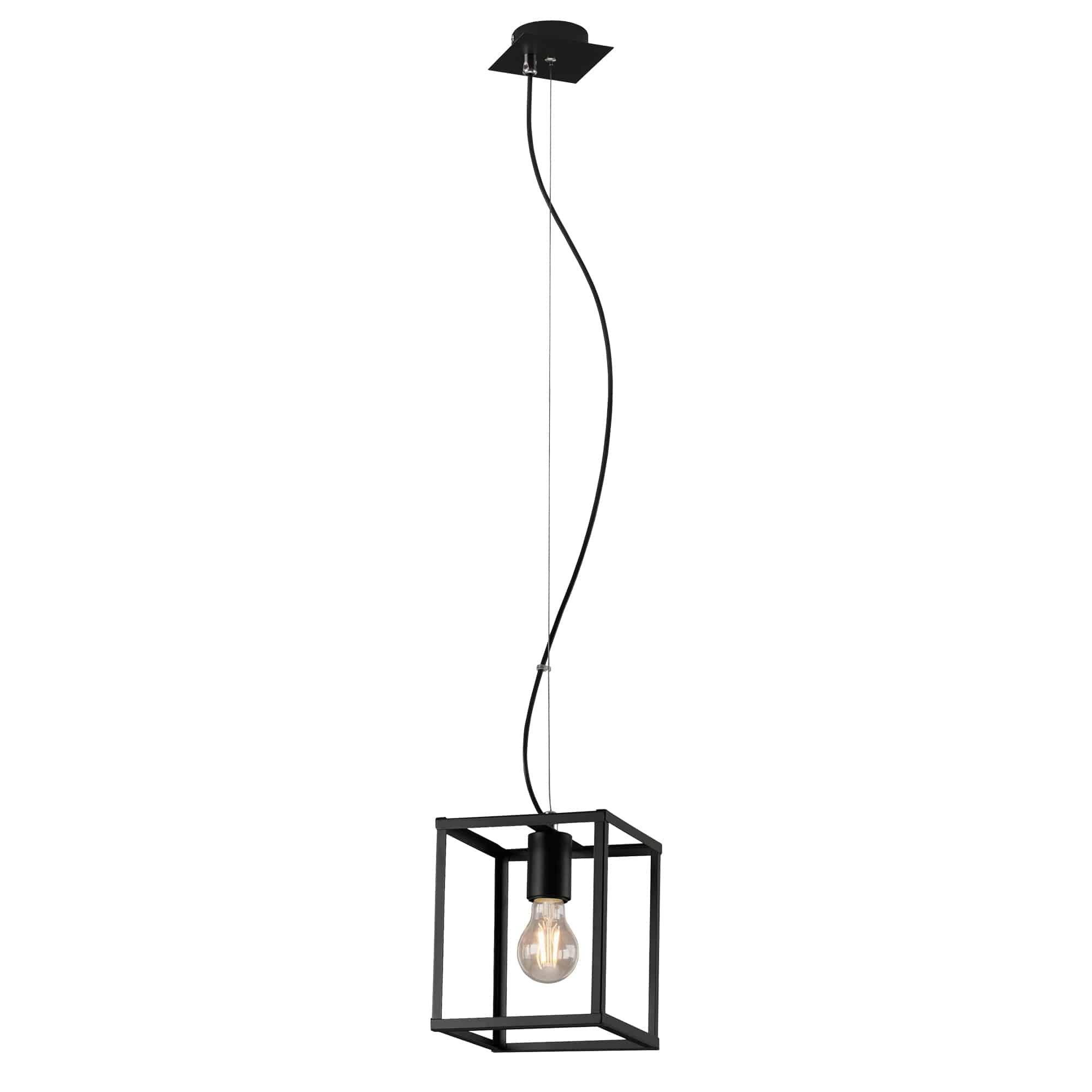 BRI 4020-015 Závěsné svítidlo, 120 cm, max. 40 W, černá - BRILONER