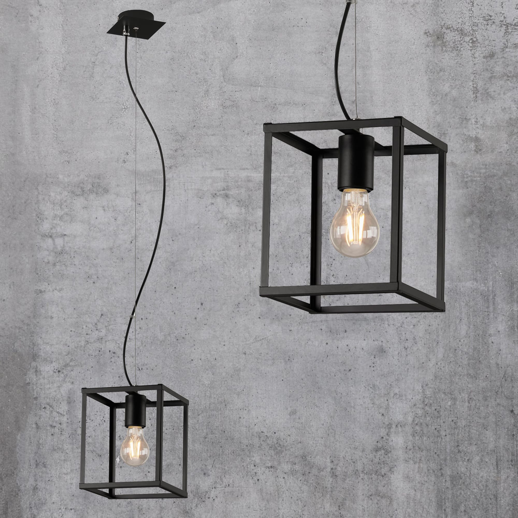BRI 4020-015 Závěsné svítidlo, 120 cm, max. 40 W, černá - BRILONER (obrázek 6)