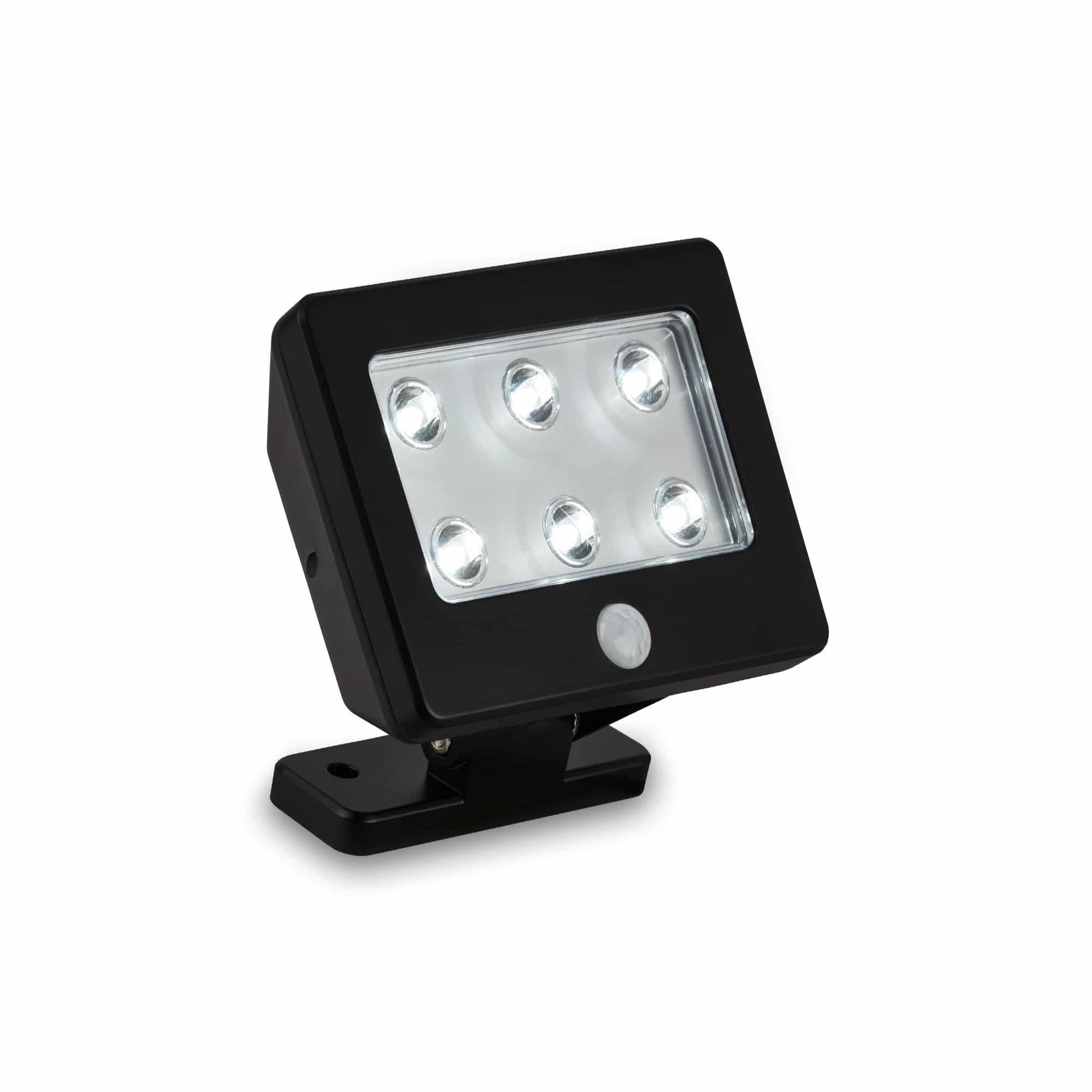 BRI 2276-065 LED venkovní svítidlo s čidlem 12 cm 6x0,06W 7lm černá - BRILONER