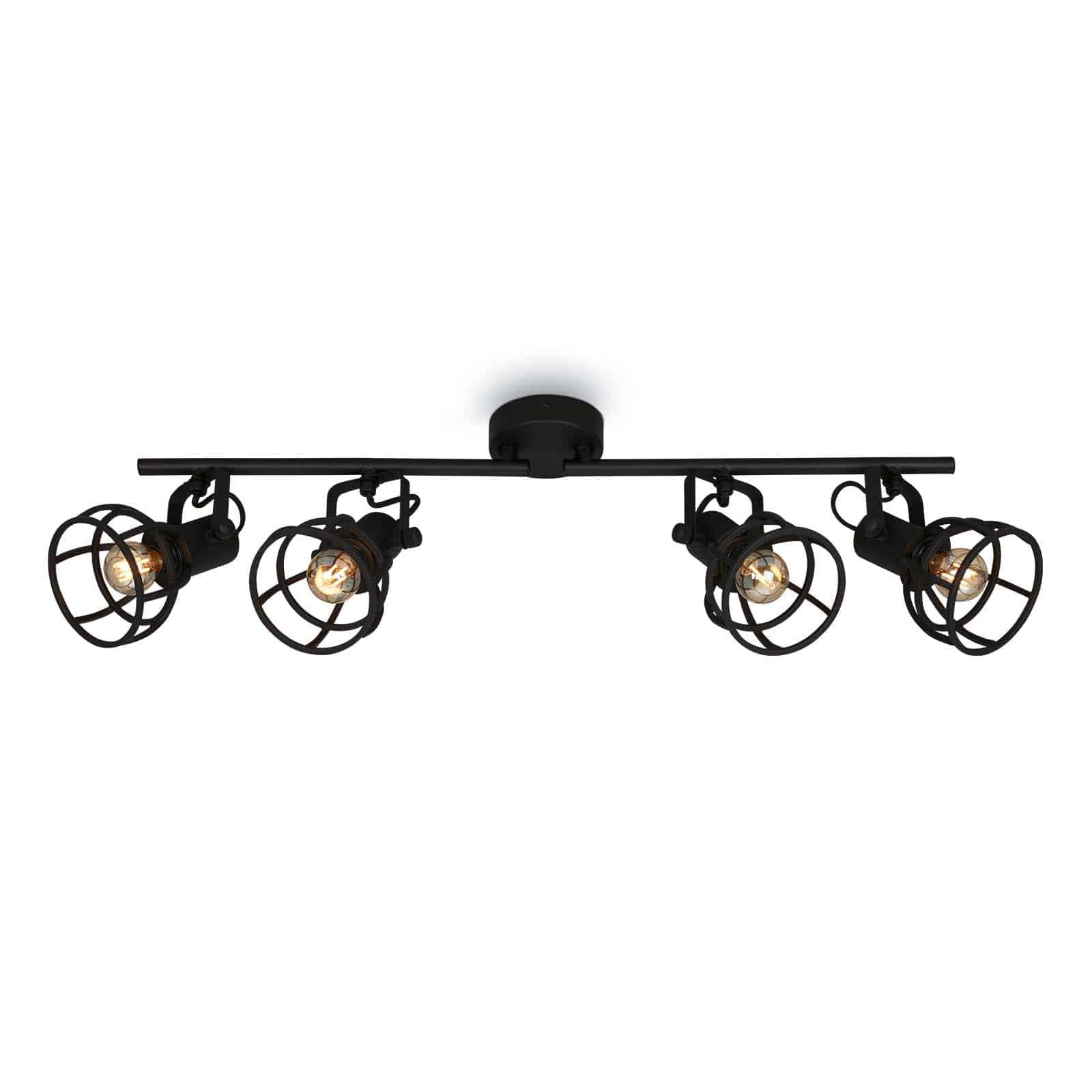 BRILO 2669-045 Bodové svítidlo 70,5 cm 4x E14 25W černá - BRILO