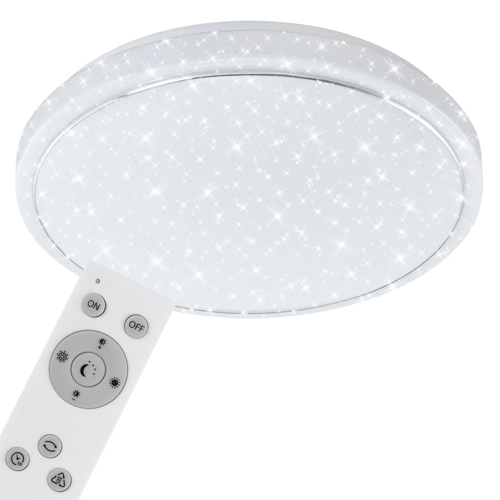 BRILO 3345016 LED stropní svítidlo hvězdné nebe, pr. 56 cm, 48 W, bílé (starý kód: BRILO 3345-016) - BRILO