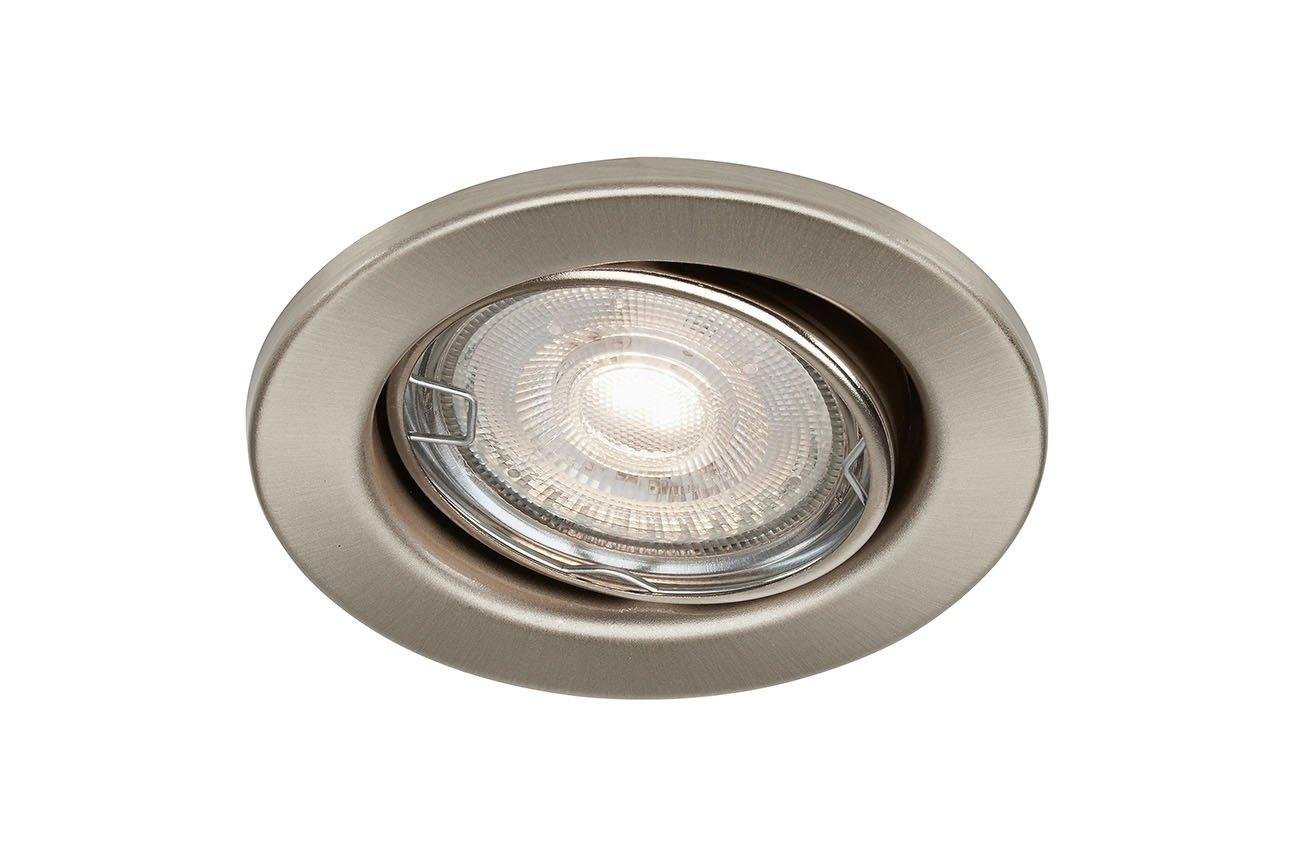 BRILO 8315-012 LED vestavné svítidlo, pr. 8,6 cm, 5 W, matný nikl - BRILONER