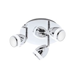 Obrázek pro produkt LED bodové svítidlo pr. 22 cm 3x4W 350lm chrom (starý kód: BRI 2995-038R) - BRILONER