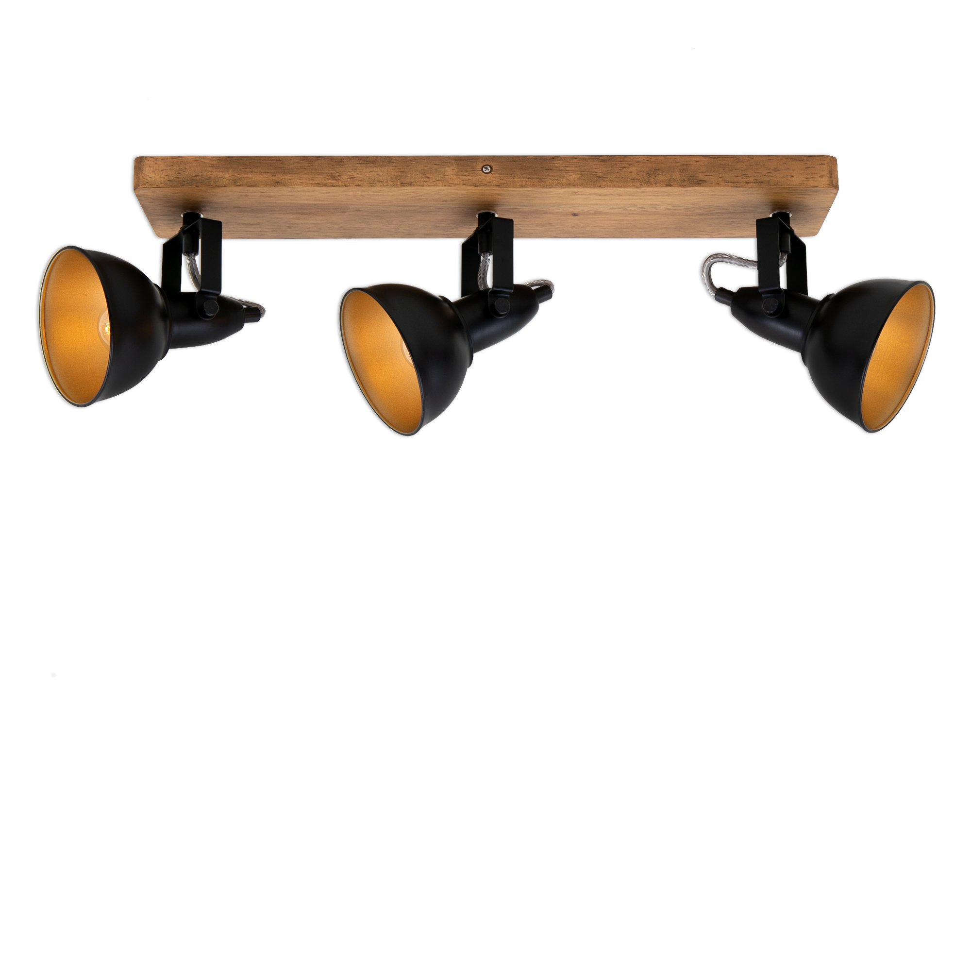 BRI 2901-035 Bodové svítidlo 50 cm 3x E14 25W černá - BRILONER