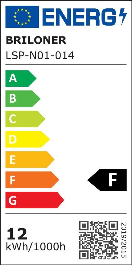BRILO 3727-019 LED stropní svítidlo, 53 cm, 24 W, 120 lm, hliník-chrom - BRILO (obrázek 2)