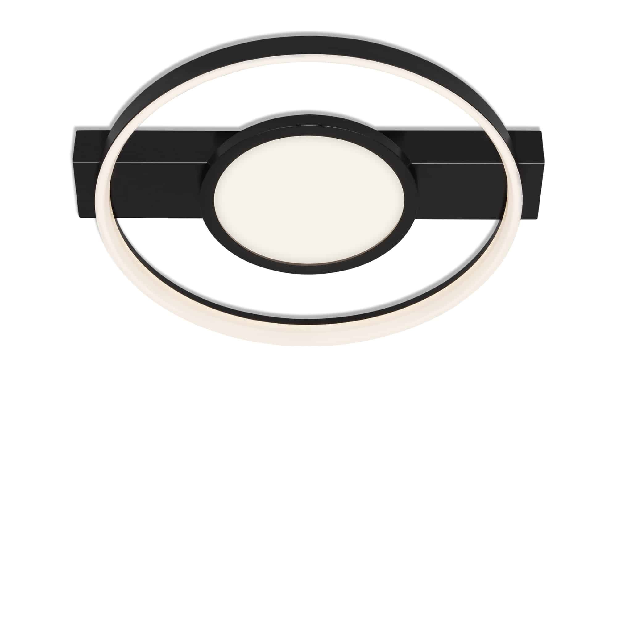 BRI 3026-015 LED stropní svítidlo 43,5 cm 33W 3100lm černá - BRILONER
