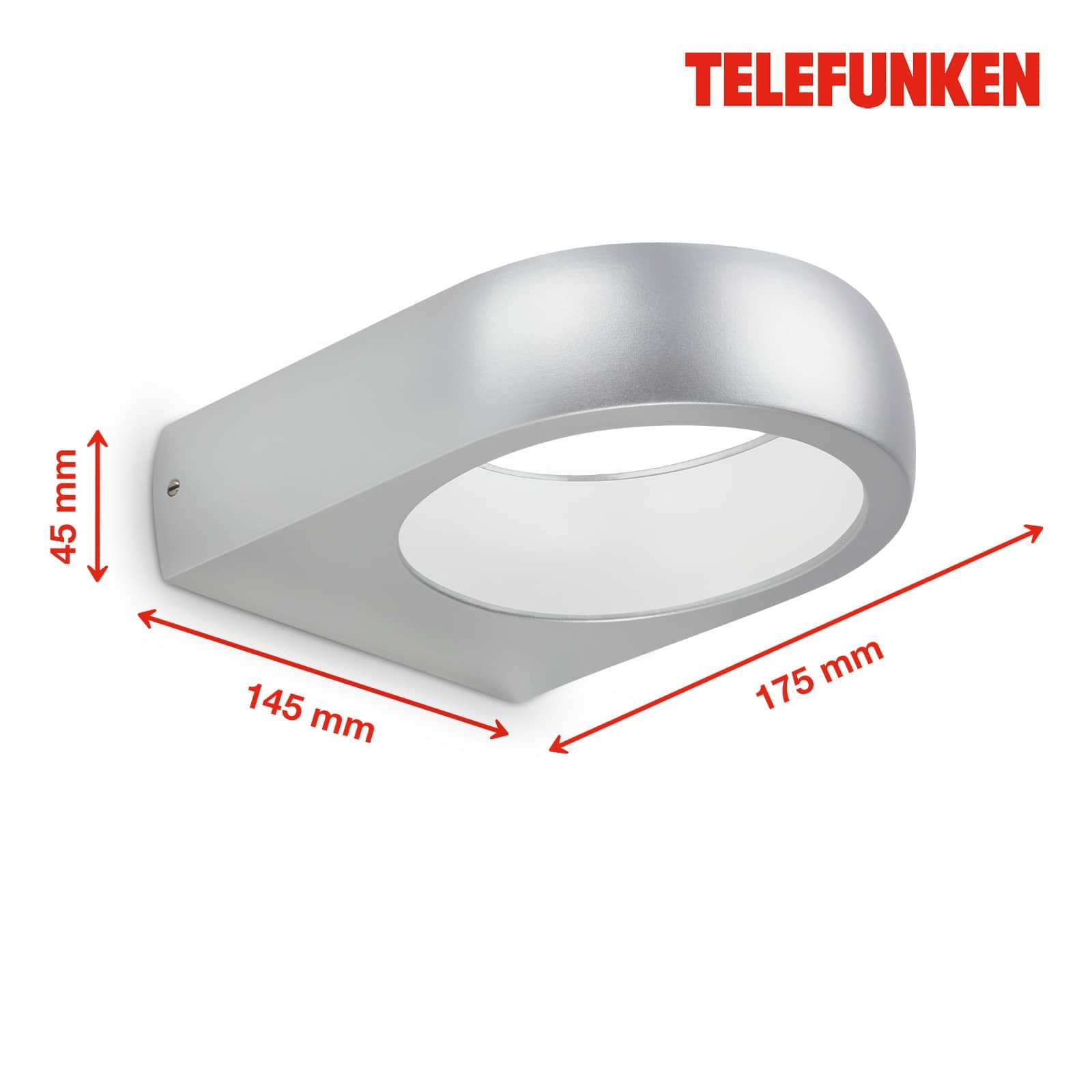 TF 320204TF LED venkovní svítidlo, stříbrná, 1xLED/6,5W - BRILONER (obrázek 5)