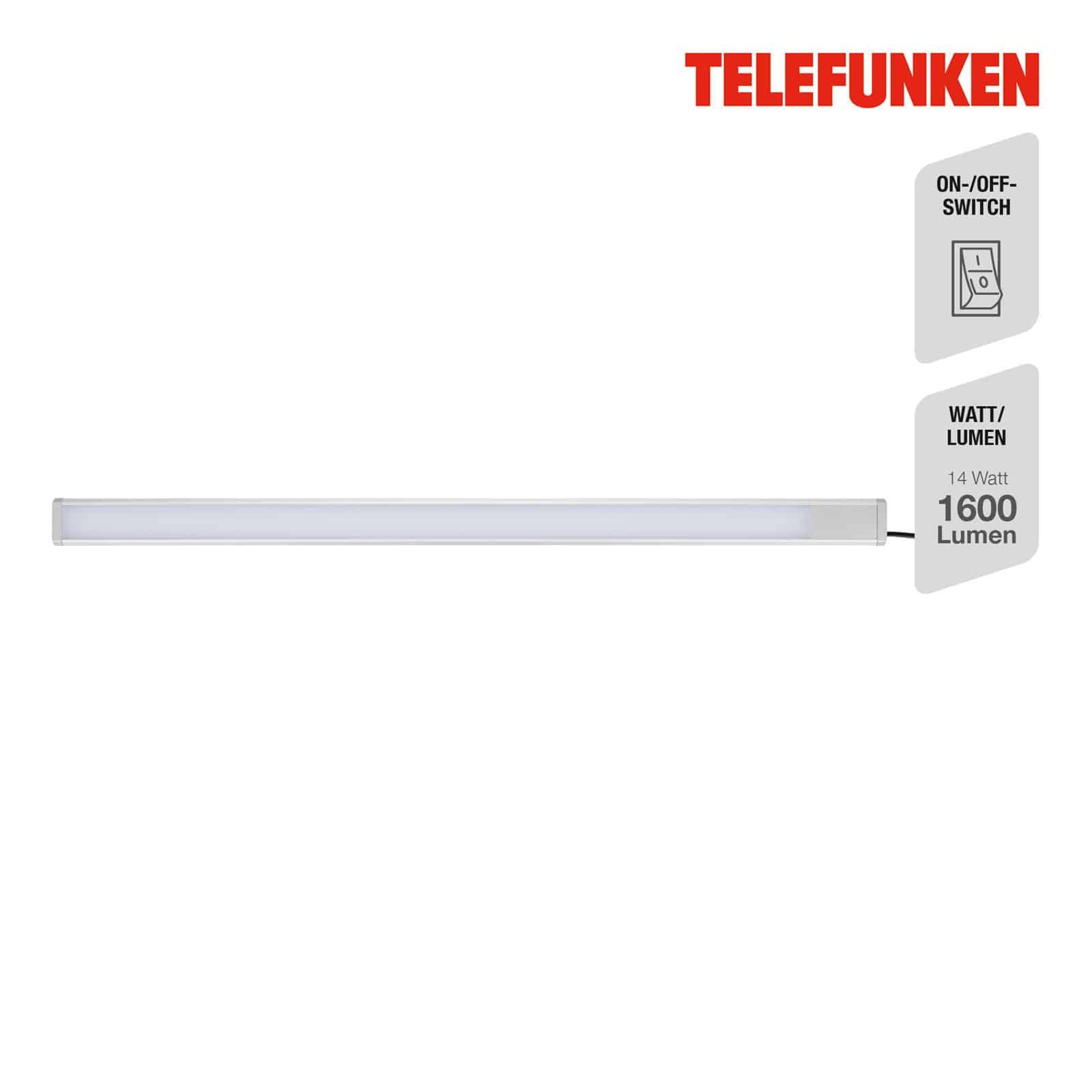 TF 203904TF TELEFUNKEN LED skříňkové svítidlo 87,5 cm 14W 1600lm stříbrná - BRILONER (obrázek 2)