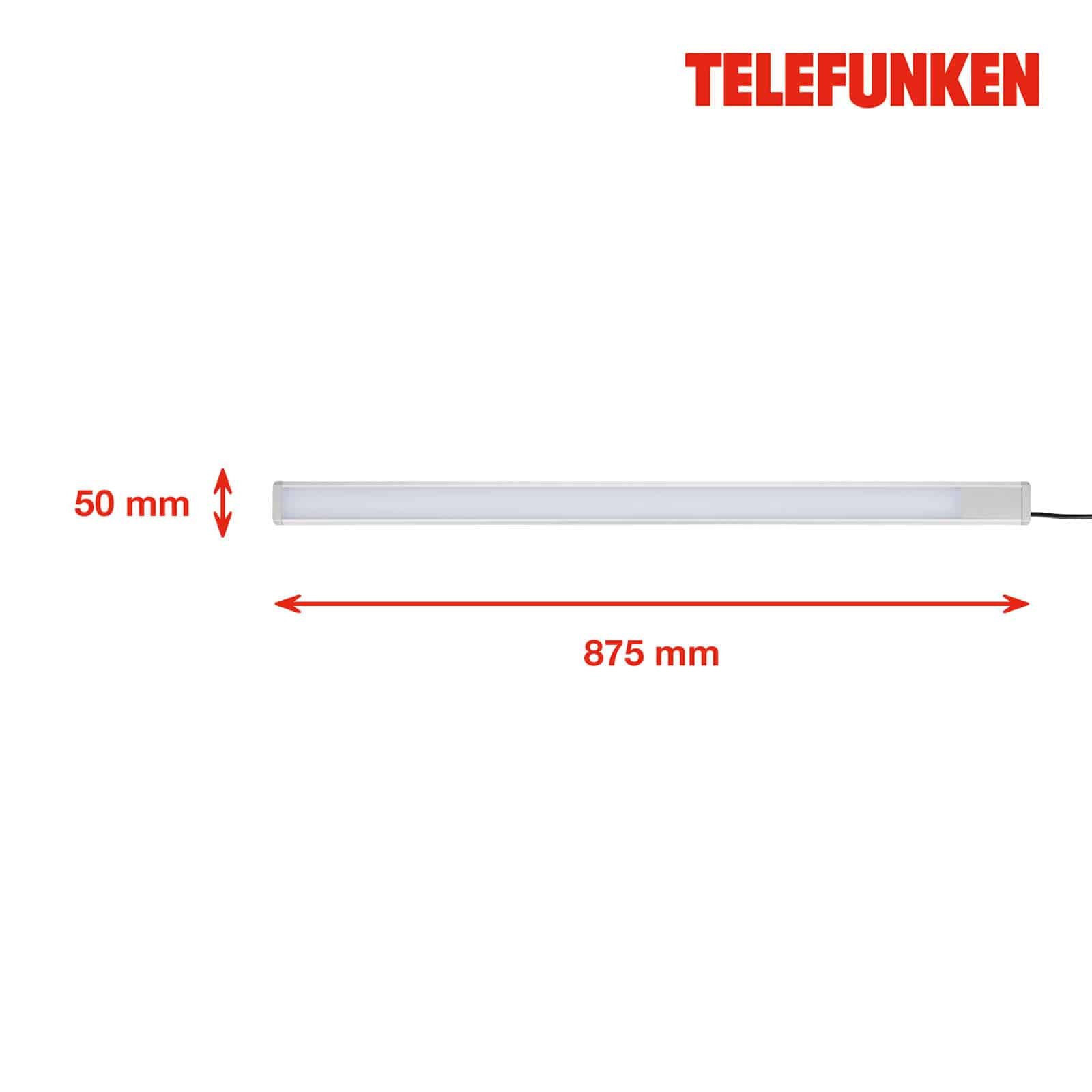 TF 203904TF TELEFUNKEN LED skříňkové svítidlo 87,5 cm 14W 1600lm stříbrná - BRILONER (obrázek 6)