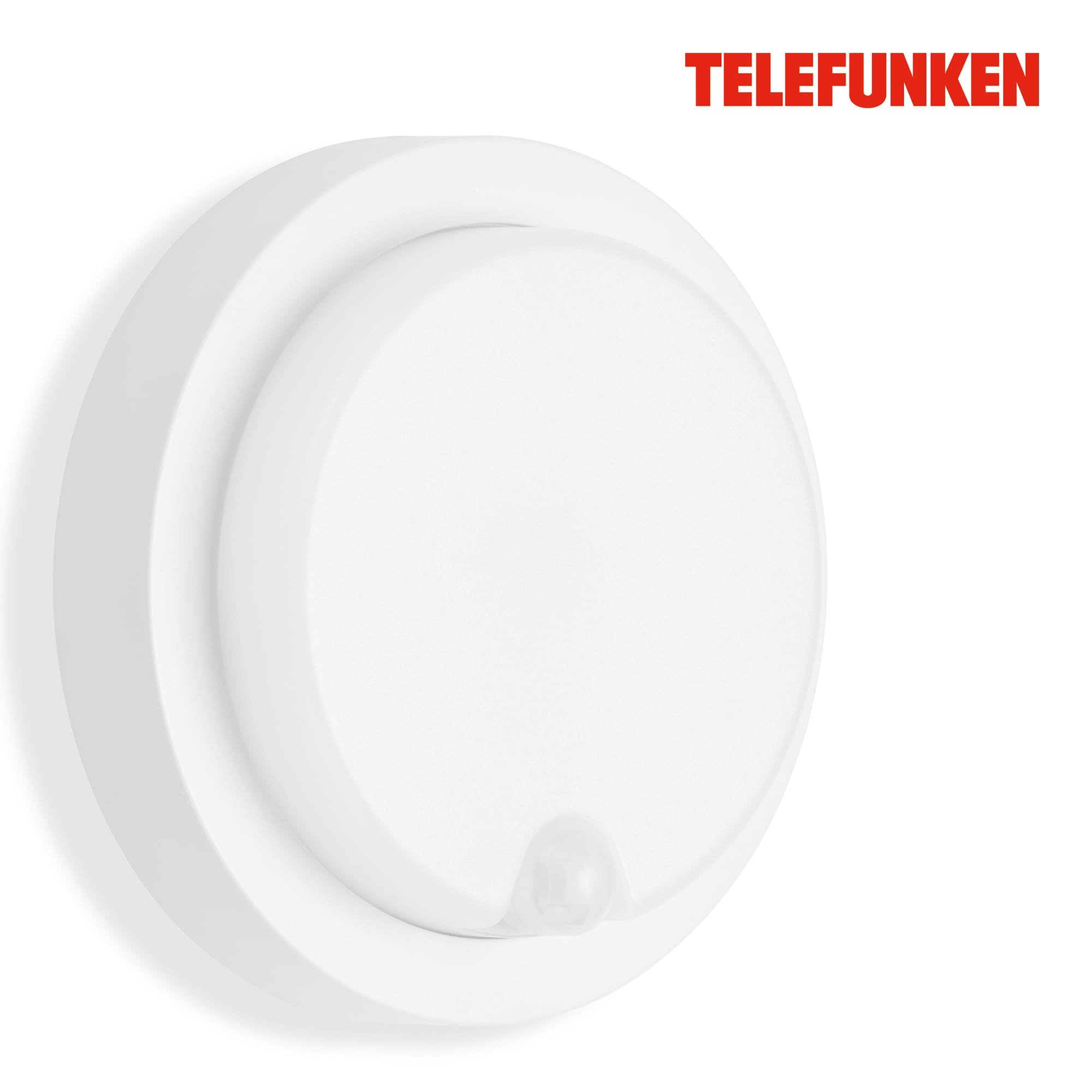 TF 315306TF TELEFUNKEN LED venkovní nástěnné svítidlo s čidlem, pr. 17 cm, 12 W, bílé - BRILONER