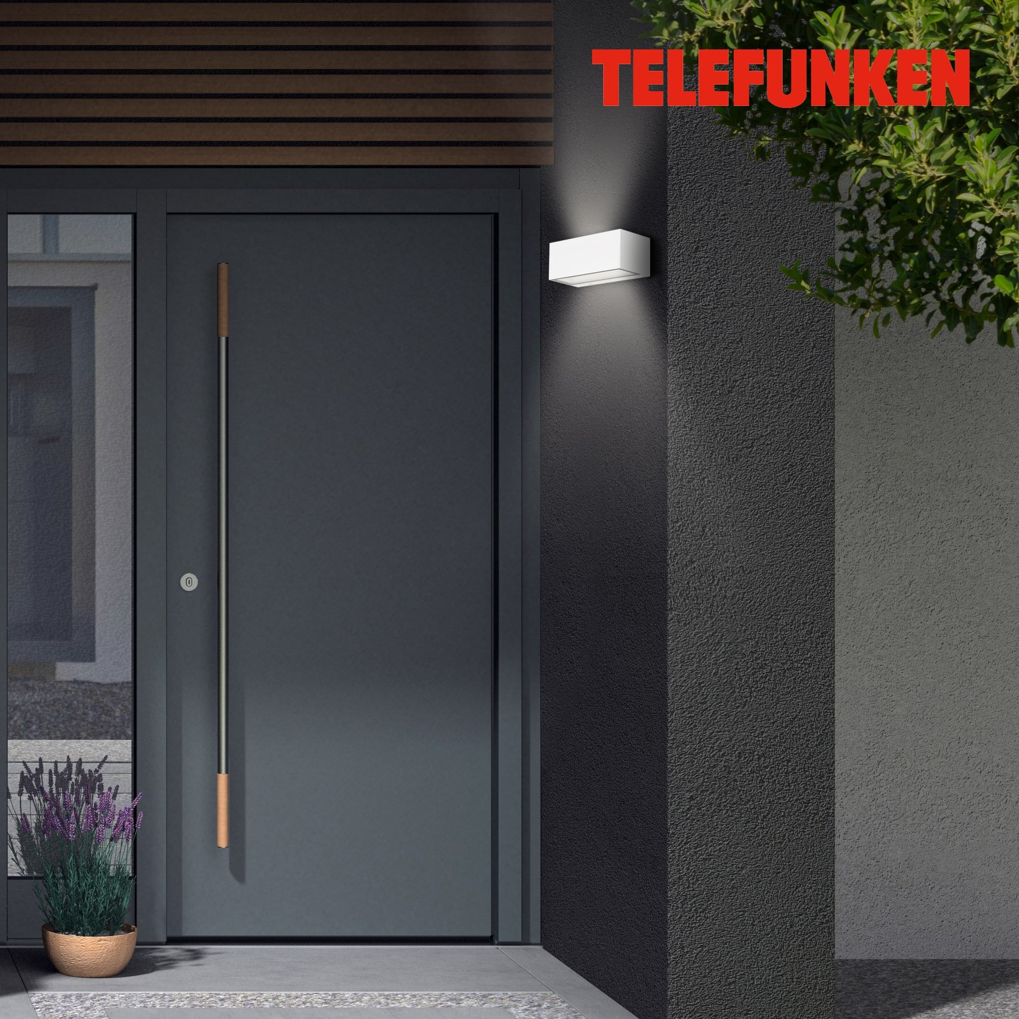 TF 314406TF TELEFUNKEN LED venkovní svítidlo 18,5 cm 12W 1300lm bílé - BRILONER (obrázek 3)