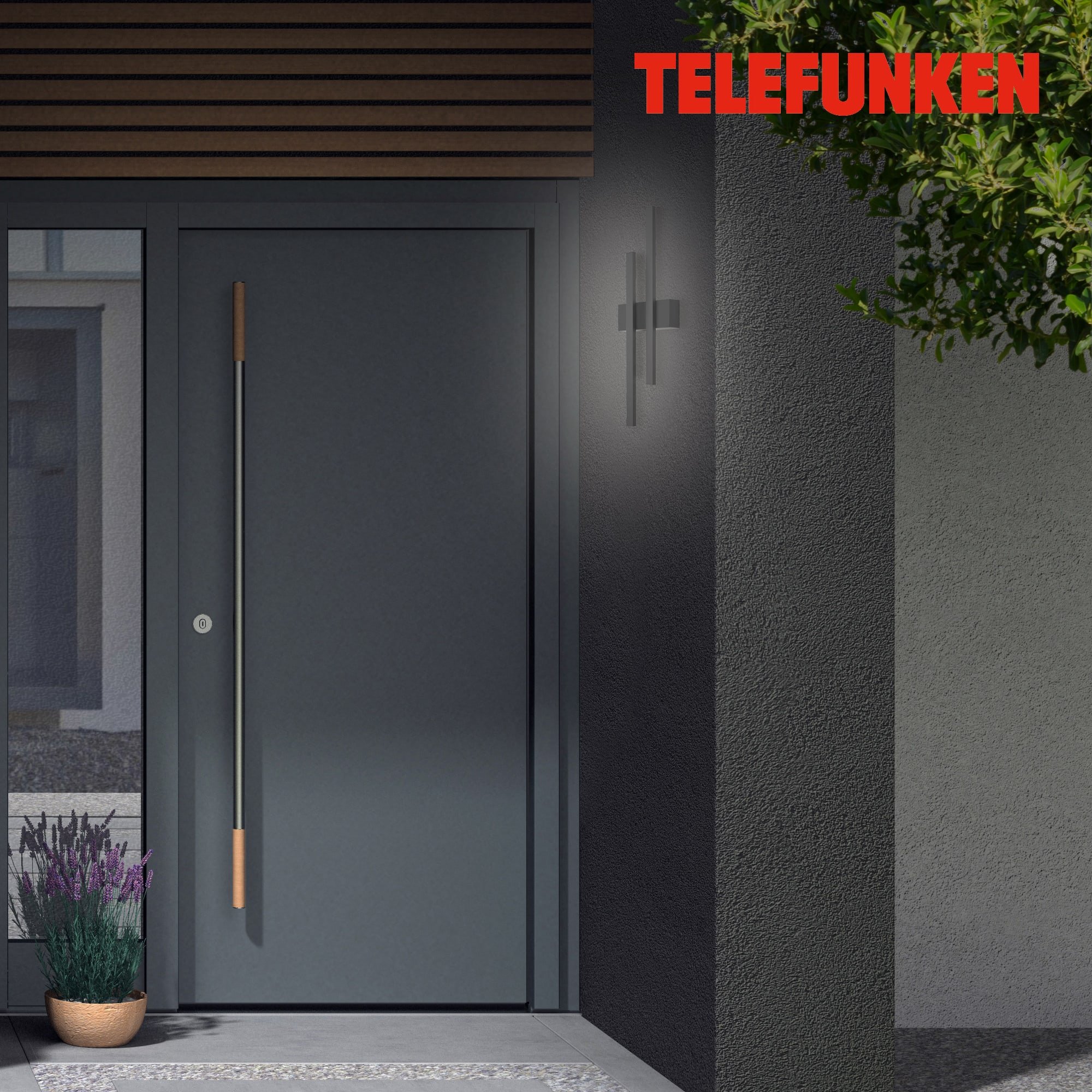 TF 313205TF TELEFUNKEN LED venkovní svítidlo 47 cm 2x8W 780lm černá - BRILONER (obrázek 4)