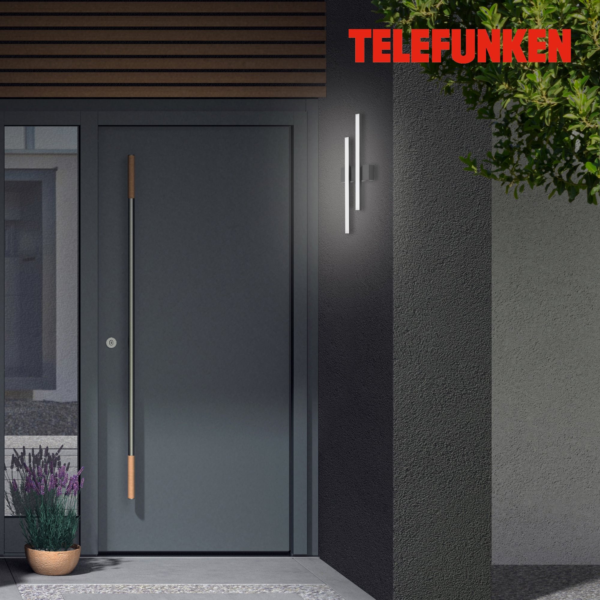 TF 313005TF TELEFUNKEN LED venkovní svítidlo 47 cm 2x8W 960lm černá - BRILONER (obrázek 4)