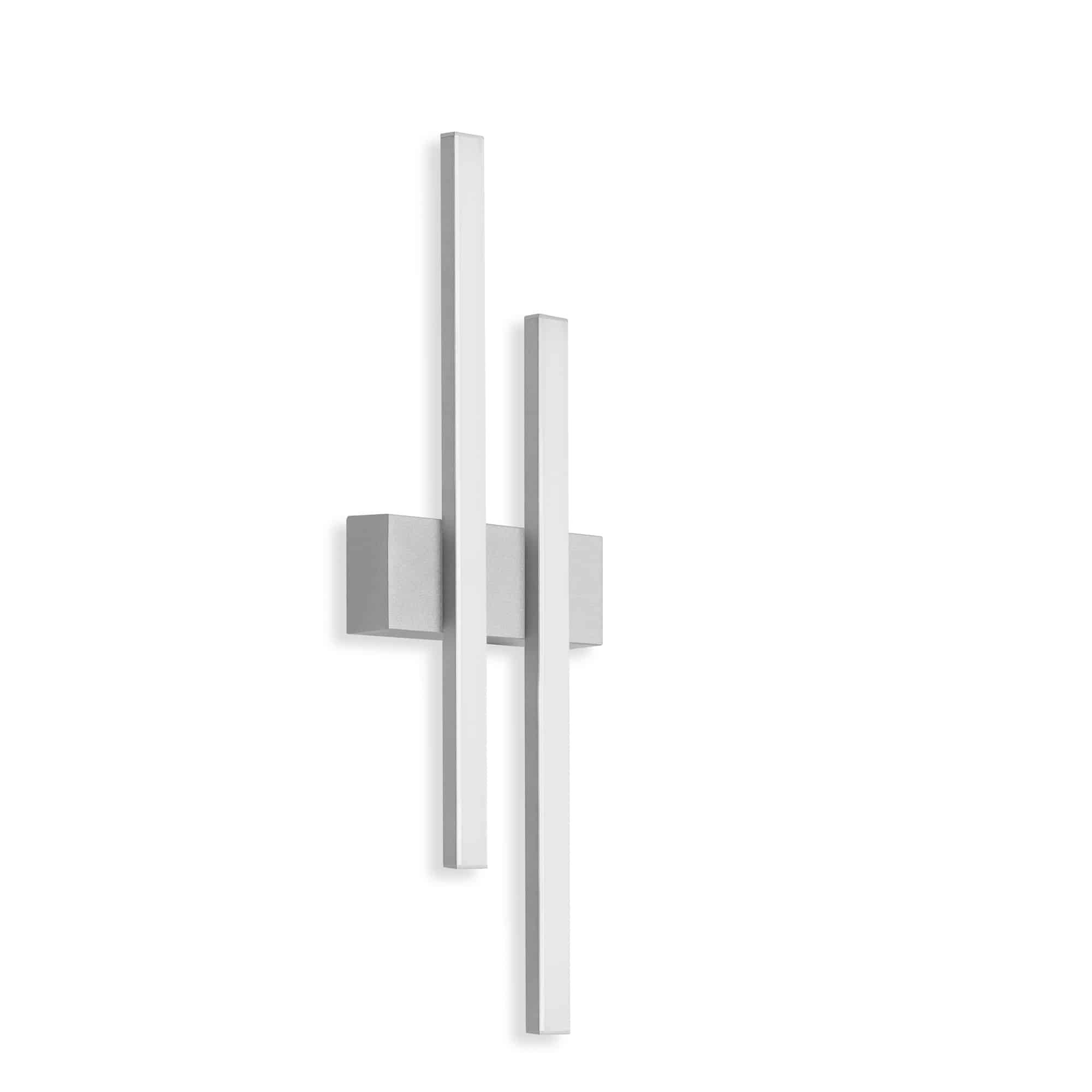 Levně TF 313004TF TELEFUNKEN LED venkovní svítidlo 47 cm 2x8W 960lm stříbrná - BRILONER
