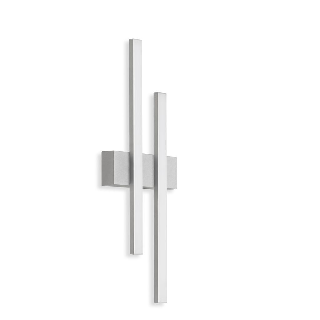 TF 313004TF TELEFUNKEN LED venkovní svítidlo 47 cm 2x8W 960lm stříbrná - BRILONER