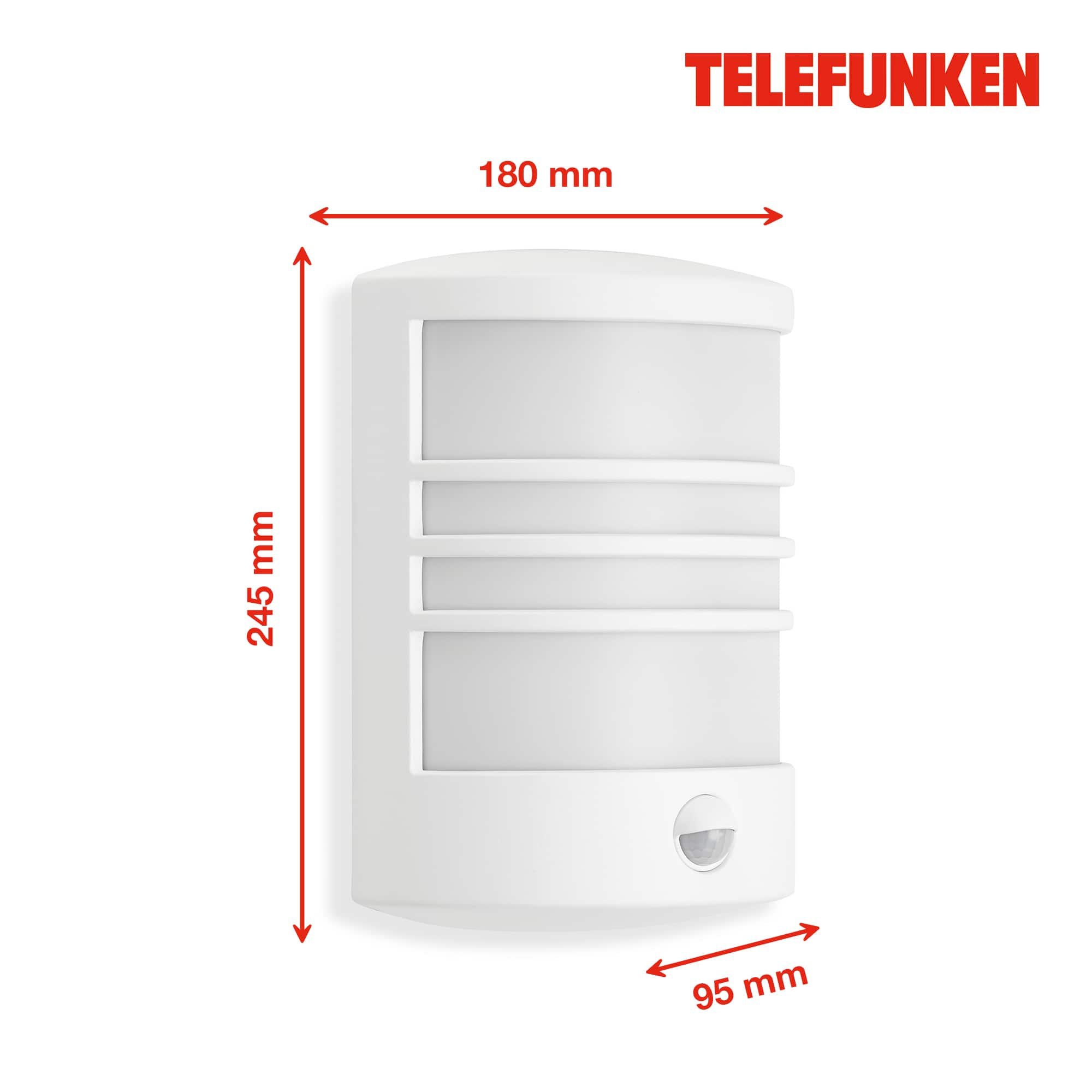 TF 315506TF TELEFUNKEN LED venkovní svítidlo 24,5 cm 12W 1200lm bílé - BRILONER (obrázek 6)