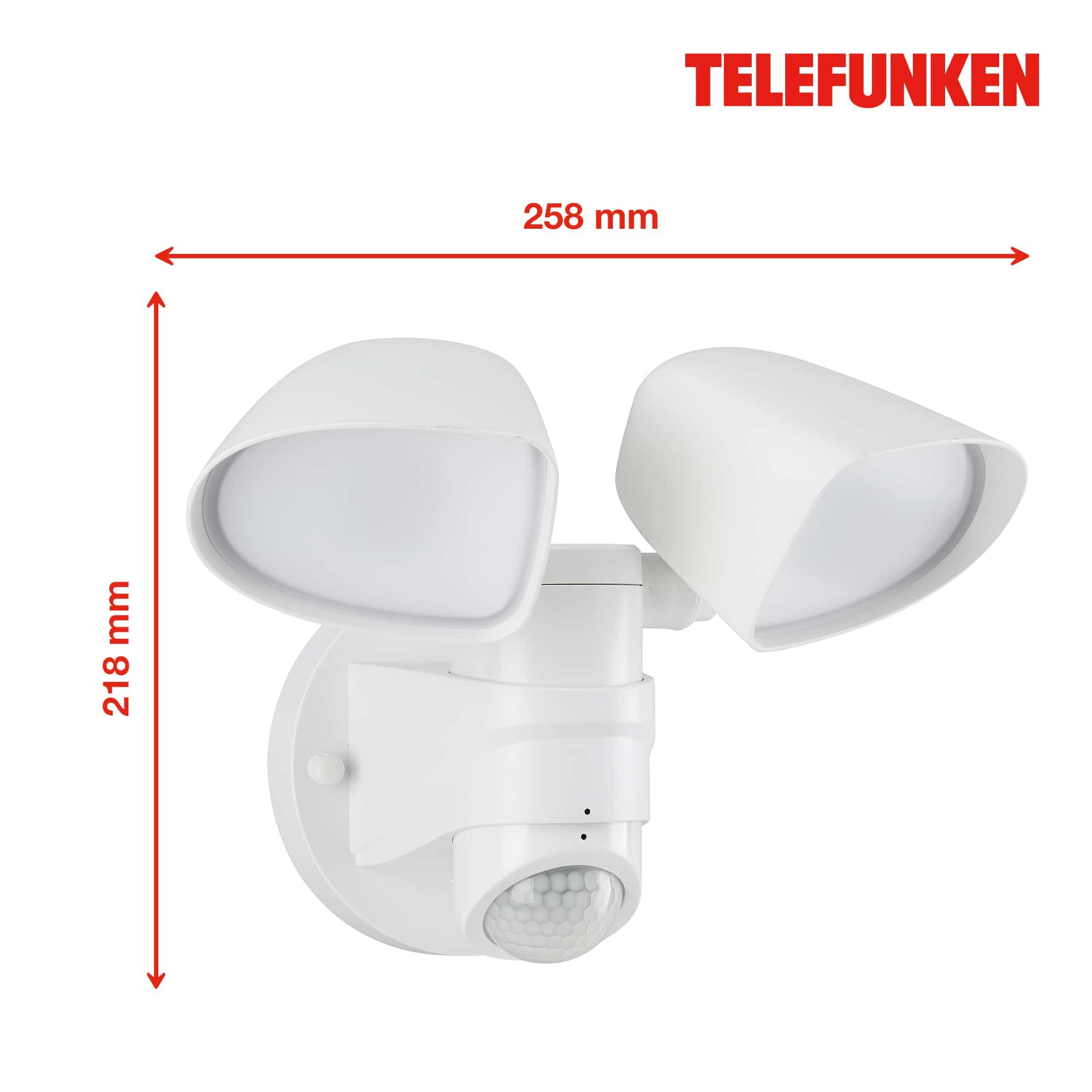 TF 304606TF TELEFUNKEN LED venkovní svítidlo 25,8 cm 2x10W 1000lm bílé - BRILONER (obrázek 7)