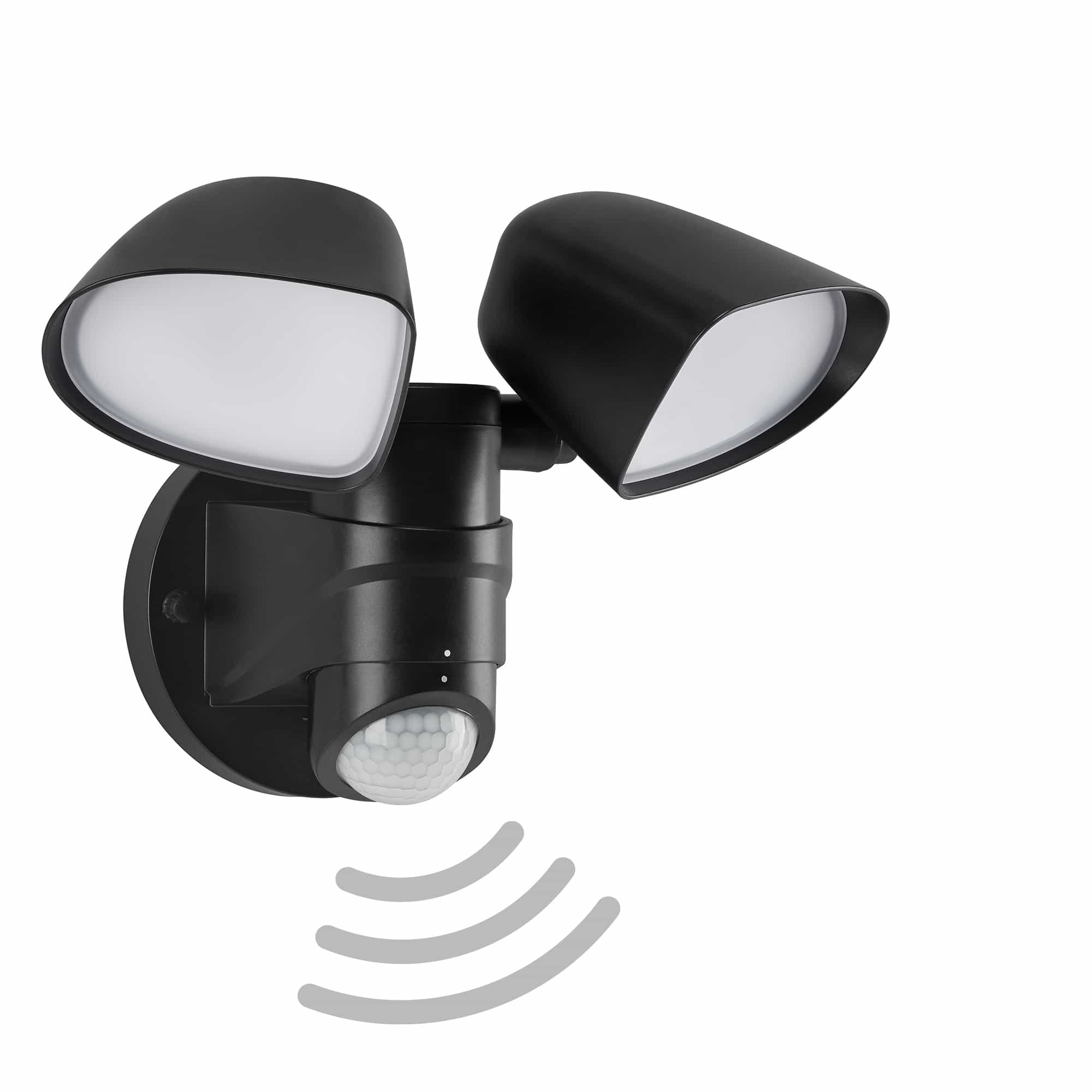 TF 304605TF TELEFUNKEN LED venkovní bodové svítidlo s čidlem, 21,8 cm, 20 W, černá - BRILONER