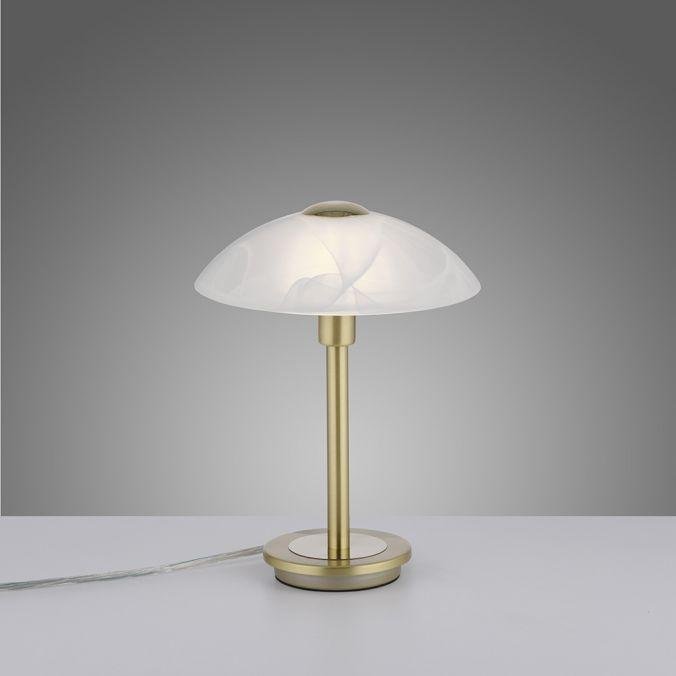 PN 4026-60 ENOVA LED stolní lampa matná mosaz alabastrový dekor sklo 3 krokové dotykový stmívač 3000K - PAUL NEUHAUS (obrázek 5)