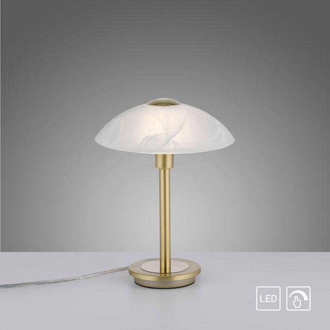 PN 4026-60 ENOVA LED stolní lampa matná mosaz alabastrový dekor sklo 3 krokové dotykový stmívač 3000K - PAUL NEUHAUS (obrázek 10)
