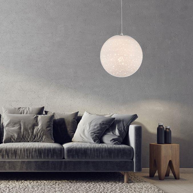 PN 2052-17 BOLO LED závěsné svítidlo chrom bílées opálové sklo 25cm nastavitelná výška 3000K - PAUL NEUHAUS (obrázek 8)