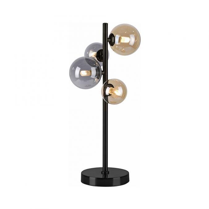 PN 4585-18 POPSICLE LED stolní lampa černá kruhové šňůrový vypínač teplá bílá do interiéru 3000K - PAUL NEUHAUS