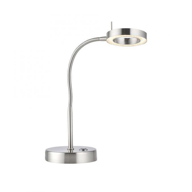 PN 4181-55 HENSKO LED stolní lampa stříbrná nastavitelné 3 krokové Tochdimmer teplá bílá Licht 3000K - PAUL NEUHAUS