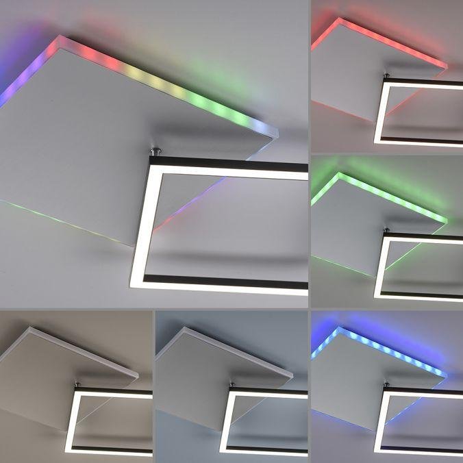 LD 11327-95 RENDA LED stropní svítidlo hranaté hliník CCT stmívatelné Rainbow RGB 2700-5000K - LEUCHTEN DIREKT / JUST LIGHT (obrázek 5)