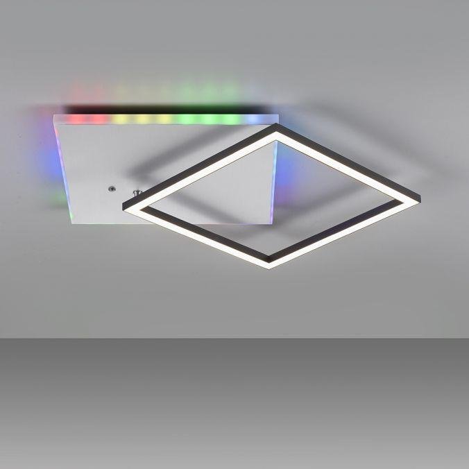 LD 11327-95 RENDA LED stropní svítidlo hranaté hliník CCT stmívatelné Rainbow RGB 2700-5000K - LEUCHTEN DIREKT / JUST LIGHT (obrázek 9)