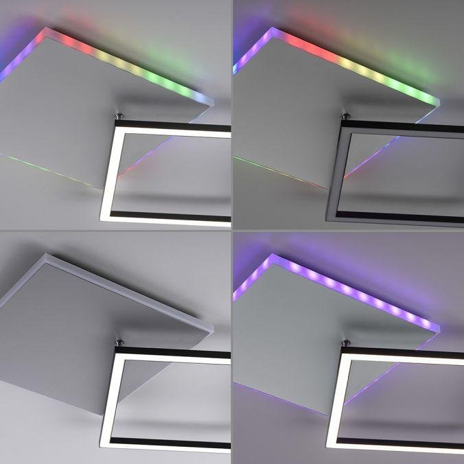 LD 11327-95 RENDA LED stropní svítidlo hranaté hliník CCT stmívatelné Rainbow RGB 2700-5000K - LEUCHTEN DIREKT / JUST LIGHT (obrázek 12)